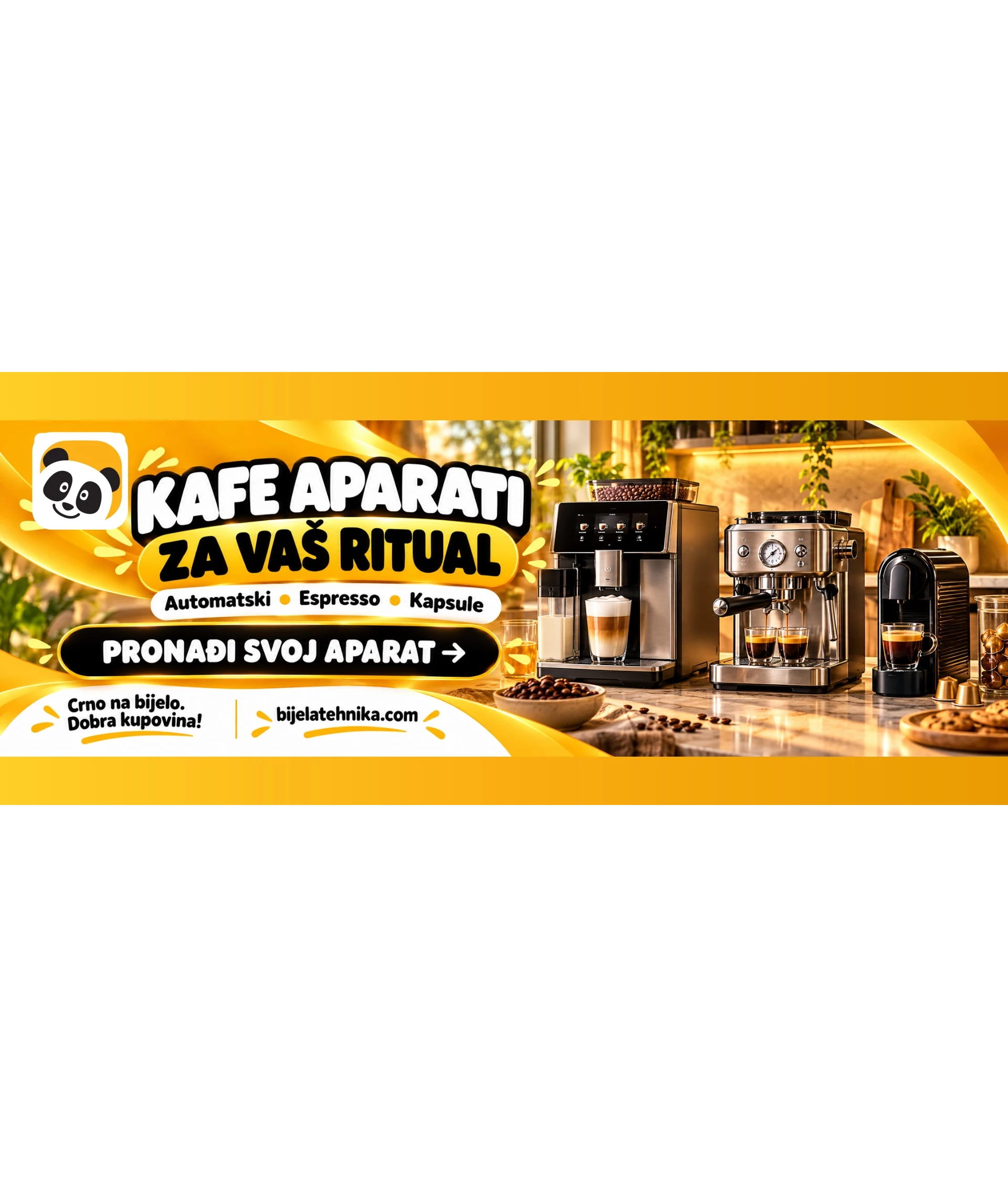 Kafe aparati na akciji