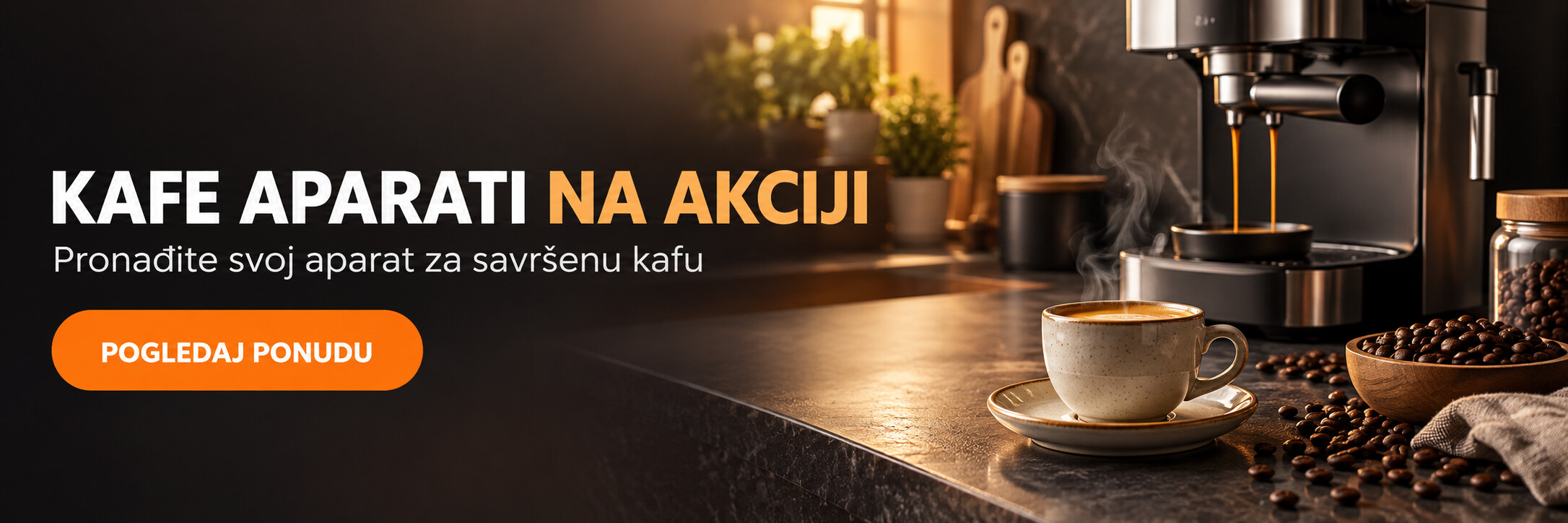 Kafe aparati na akciji
