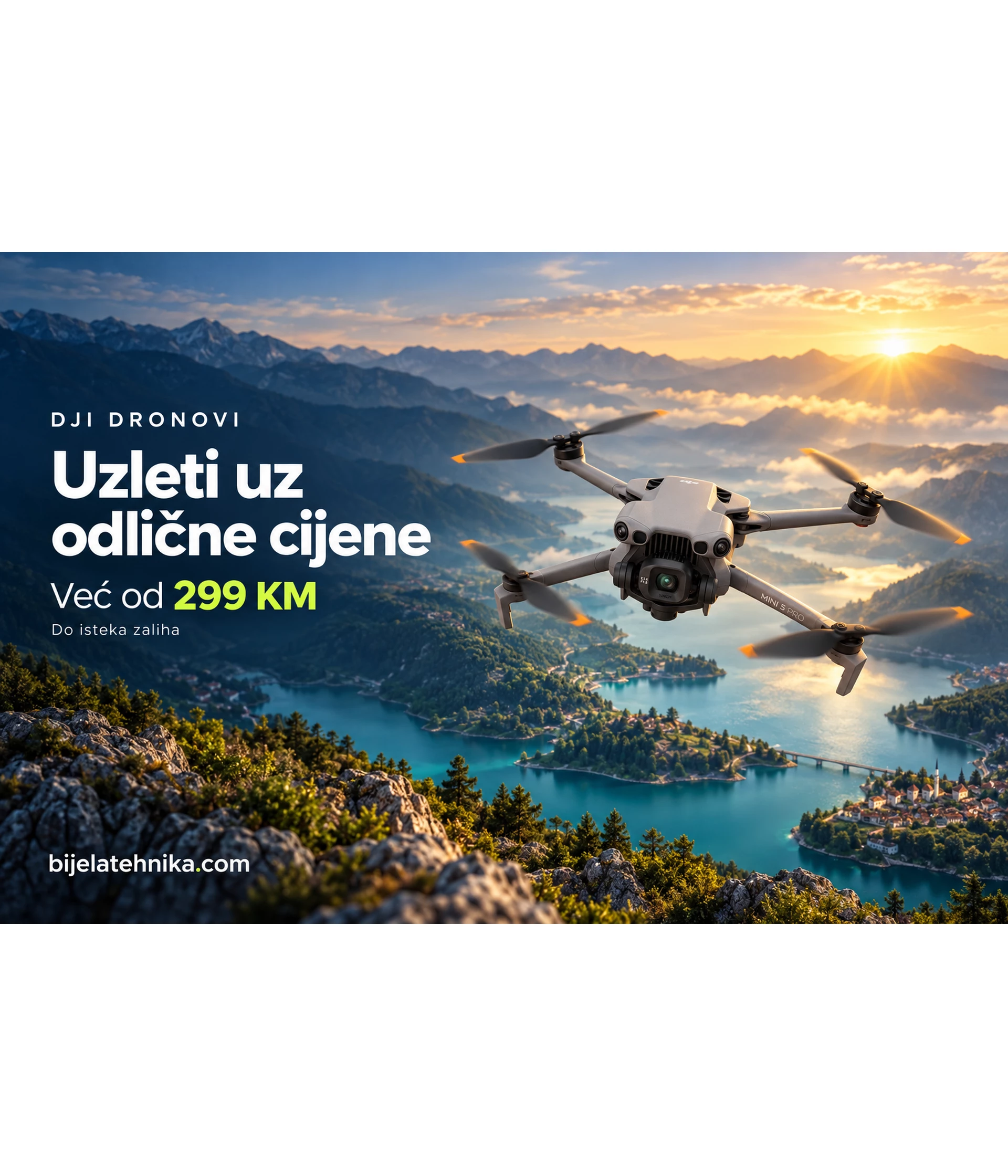 DJI dronovi na akciji