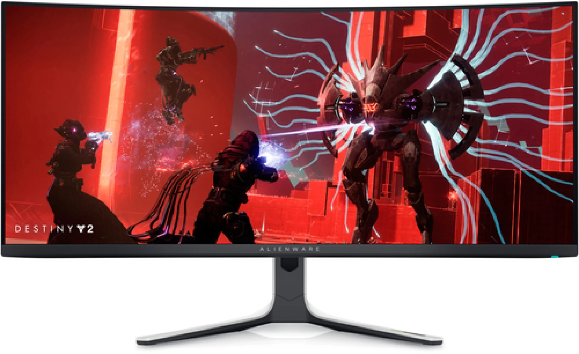 Monitor Alienware AW3423DW 34'' Curved, 3440x1440, QHD, 175Hz, Anti-reflective, 21:9, 1000000:1, 1000 cd/m2, NVIDIA G-SYNC, 0.1ms, 178/178, DP, 2xHDMI, 5xUSB 3.2, Audio line-out, Tilt, Swivel, Height Adjust, 3Y