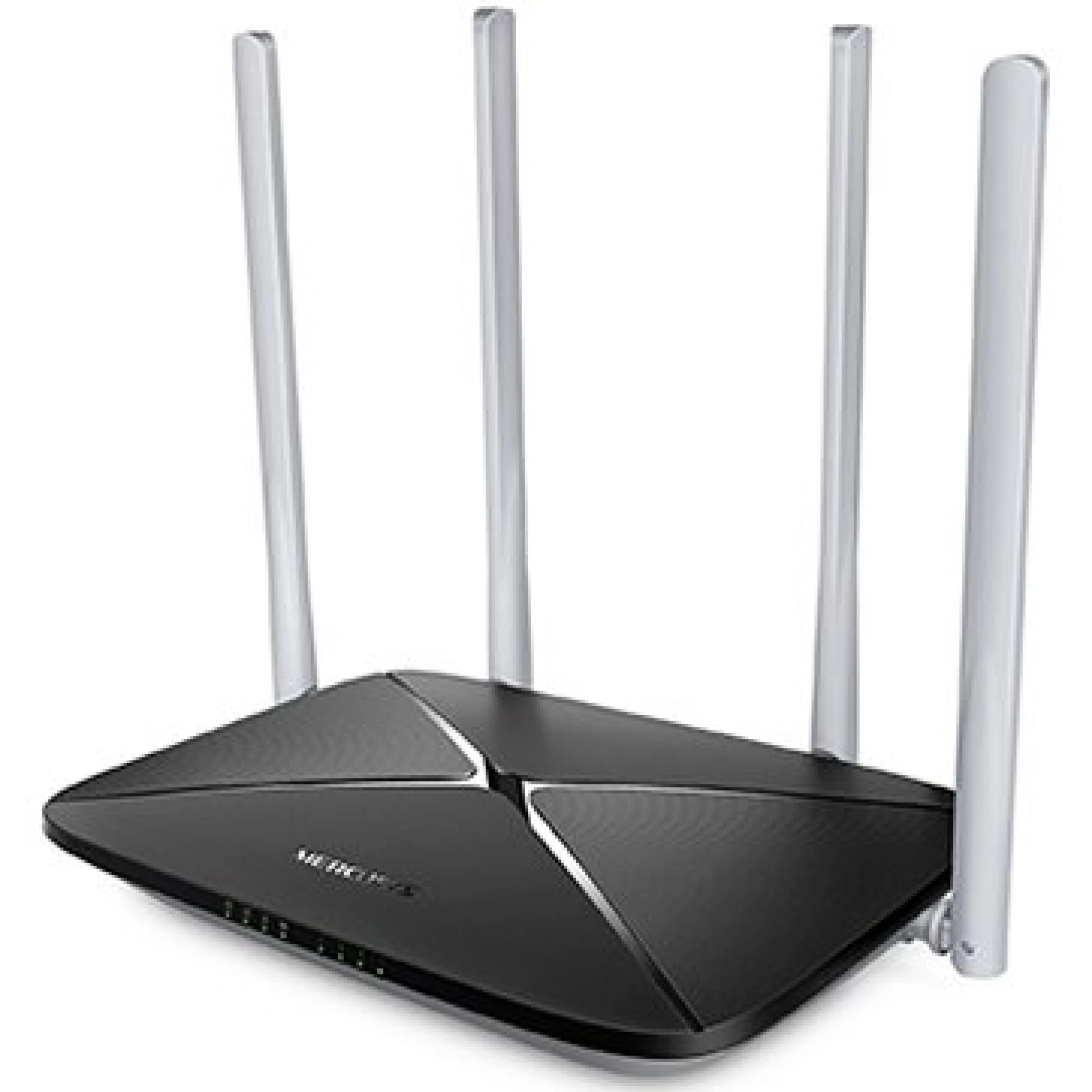 Mercusys AC1200 Dual Band Wireless Router 802.11ac, 4x10/100Mbps LAN ports, 1x10/100Mbps WAN port, 4 x 5dBi omni directional antennas, WDS bridge, 2.4GHz guest network