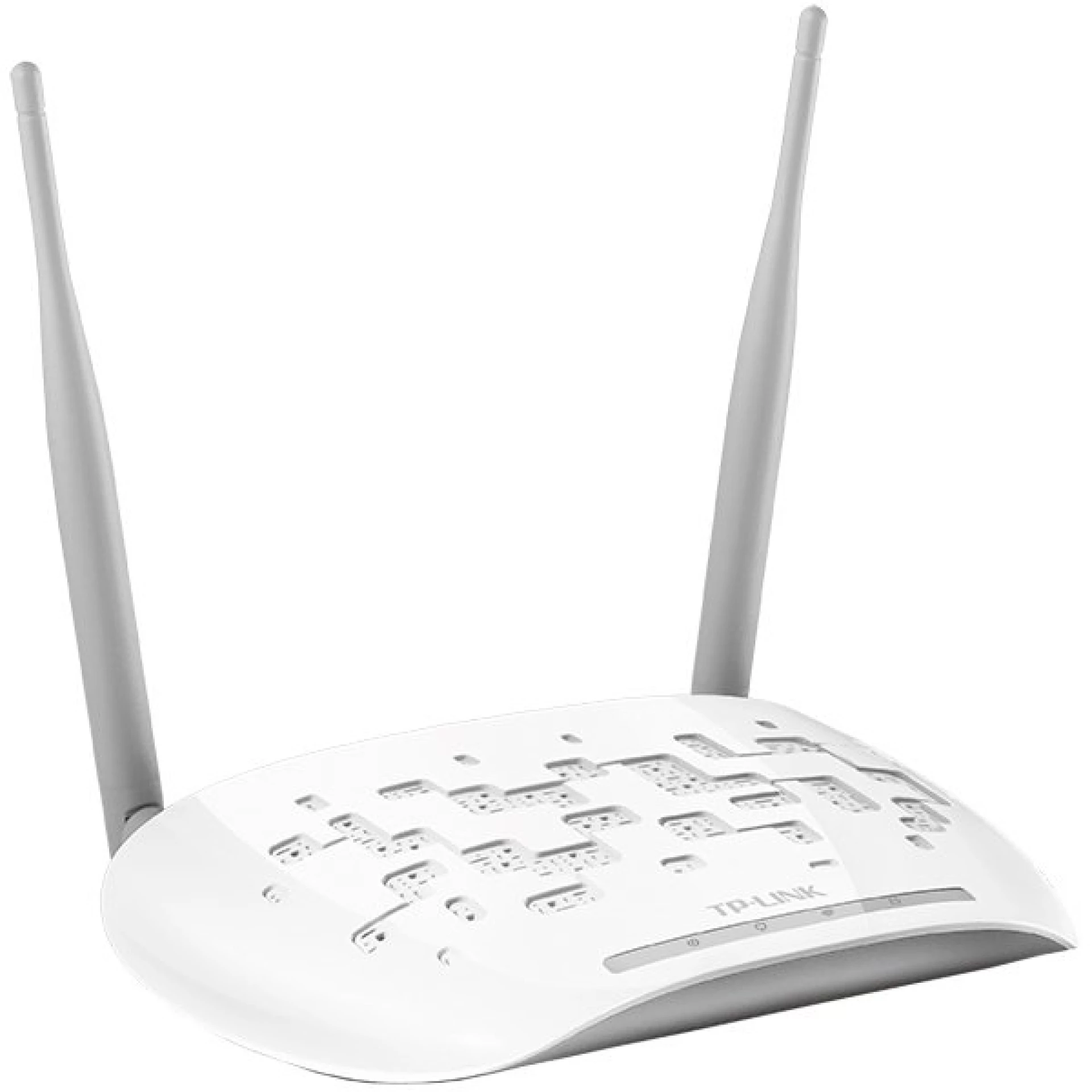 TP-Links N300 Wi-Fi Access Point,  300Mbps at 2.4GHz, 802.11b/g/n,  1 10/100M Port, Passive PoE Supported, AP/Client/Bridge/Repeater, Multi-SSID, 2 fixed antennas