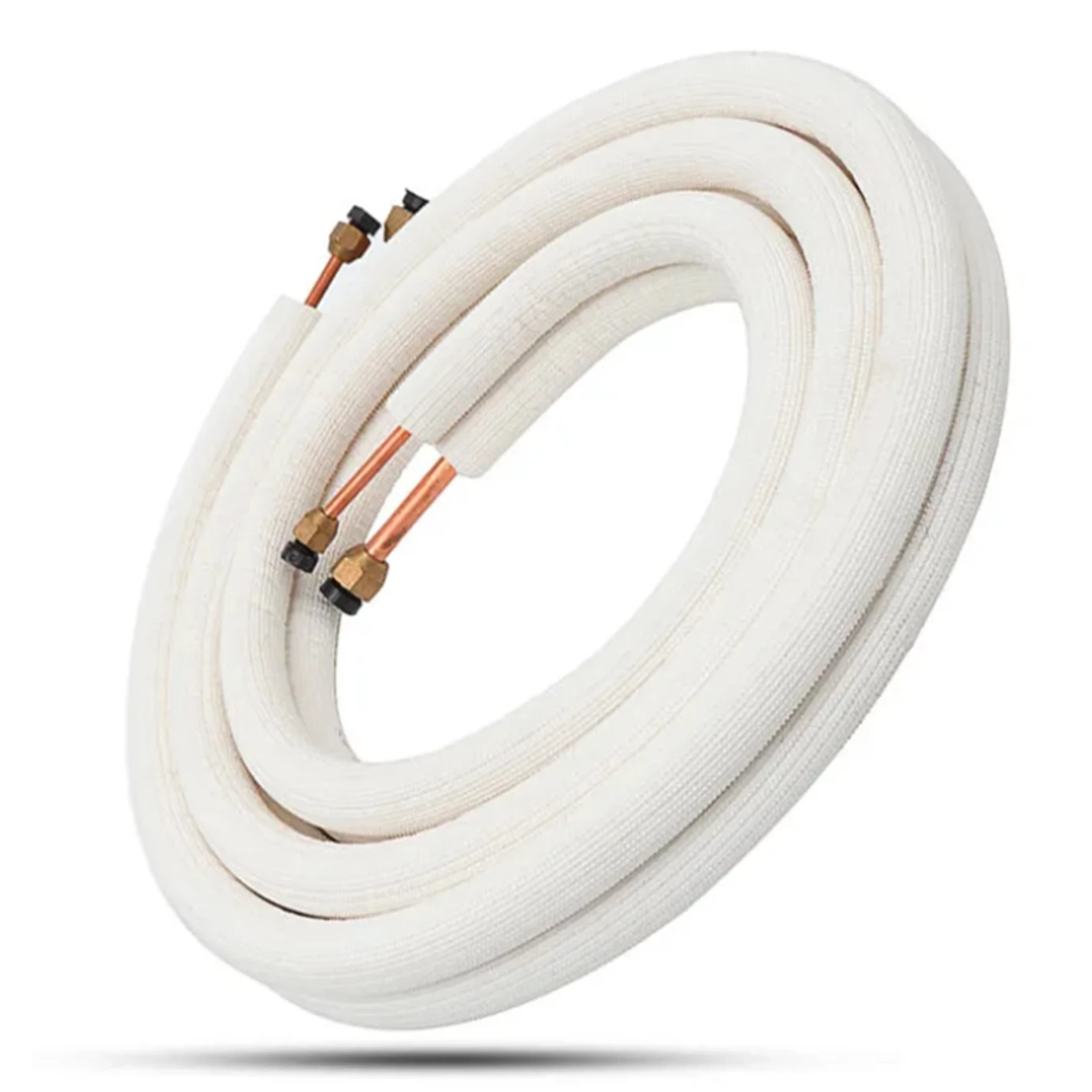 1/4 + 1/2 Bakarni instalacijski set 2m sa nosačima