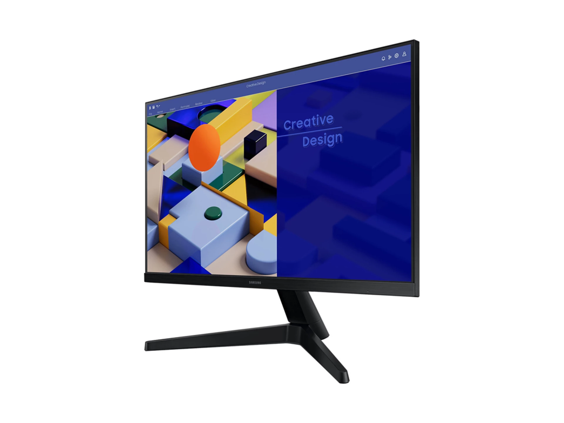 24" FHD Ravni Monitor S31CLS24C310EAUXEN, 24", FHD, 5ms75Hz, HDMI, D-Sub, Vesa 100x100