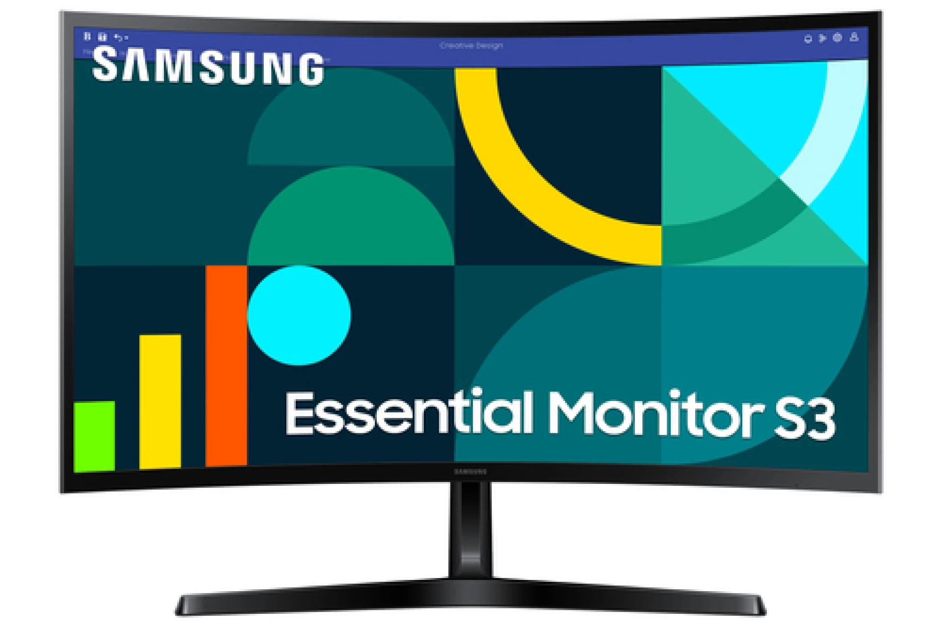 27" FHD Zakrivljeni monitor S31920x1080, 100Hz, 250cd, VA4ms, 3000:1,. 1800R, HDMI, VGA