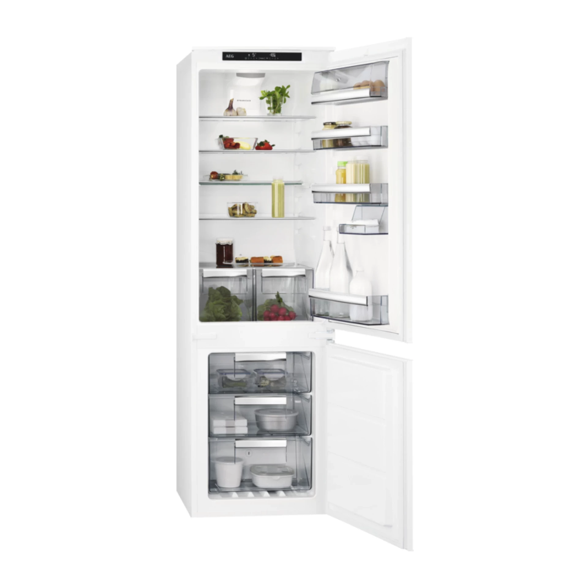 AEG frižider SCE818E6TF ugradbeni, kombinovani