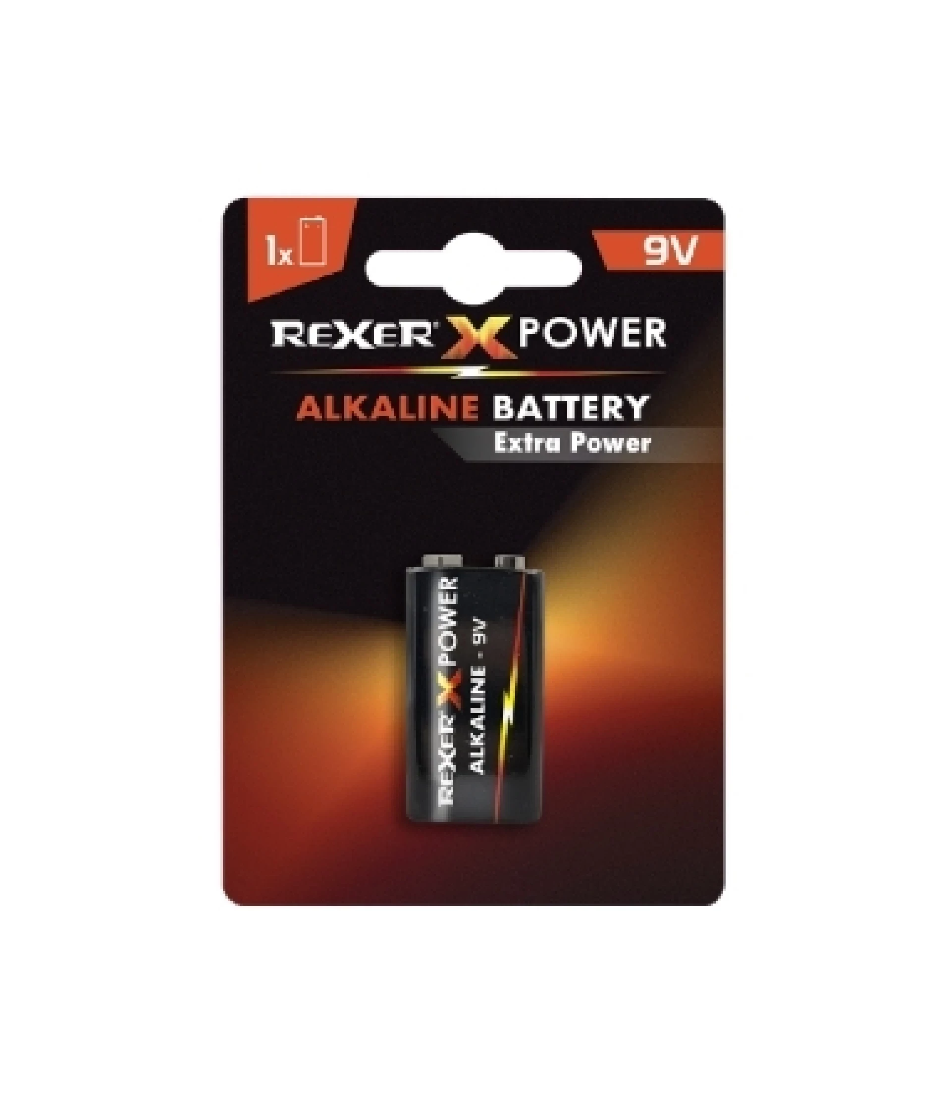 Alkalna Baterija 9V | R22 | 6LR61 | Pakiranje 1 kom | REXER