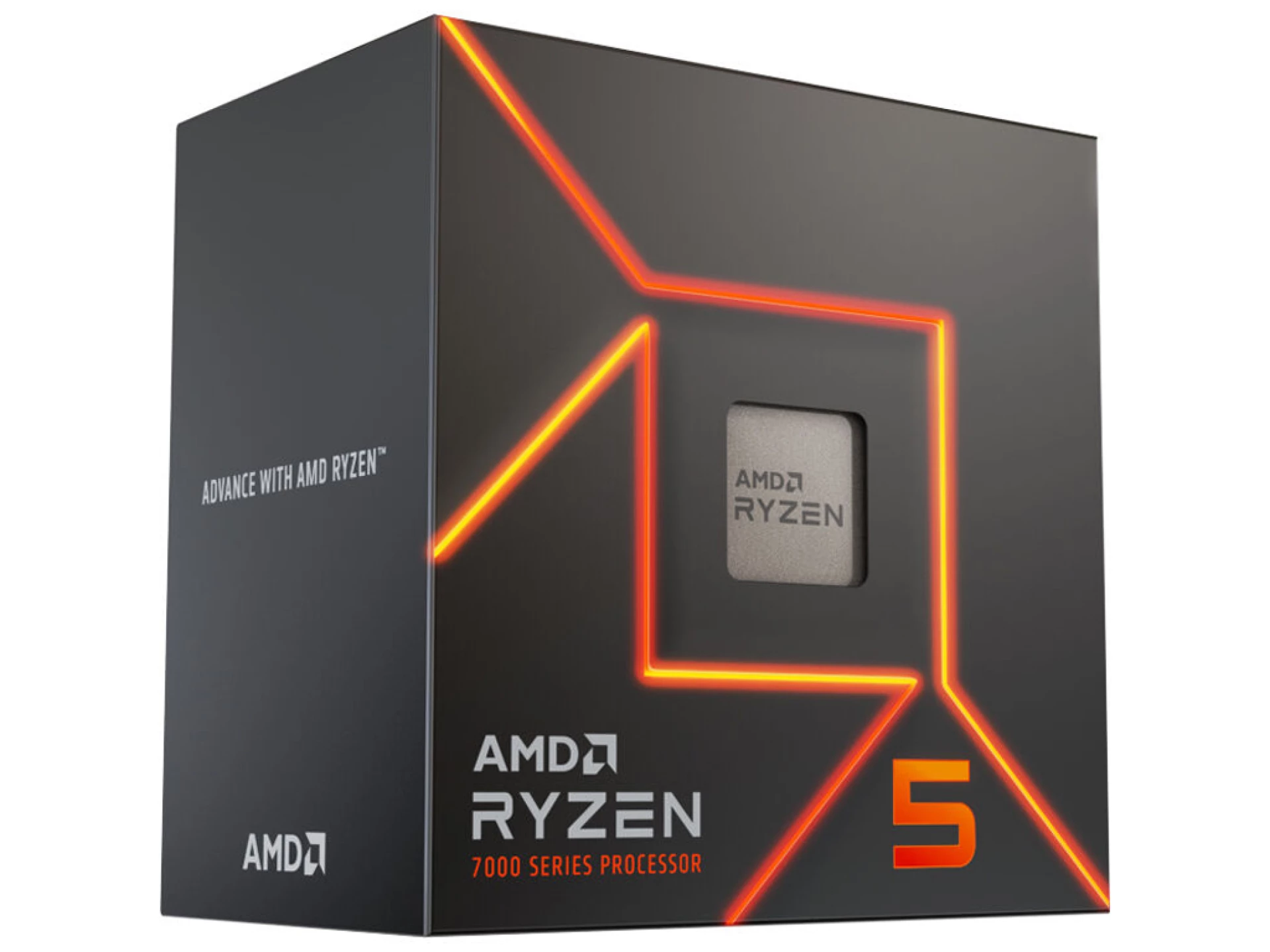 AMD Ryzen 5 7600 AM5 BOX6 cores,12 threads,3.8GHz,32MB L3,65W