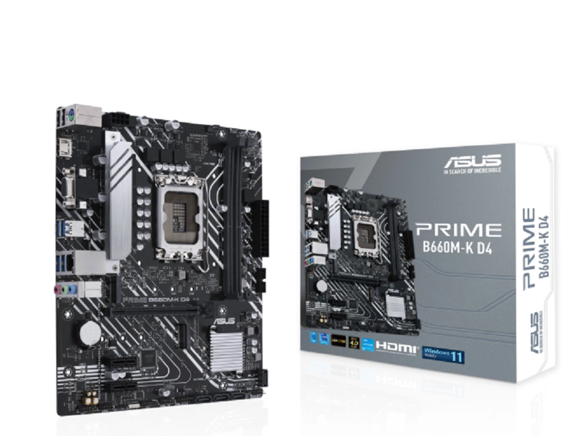 ASUS MB PRIME B660M-K D4Intel B660;LGA17002xDDR4;RAID;VGA,HDMI,mATX