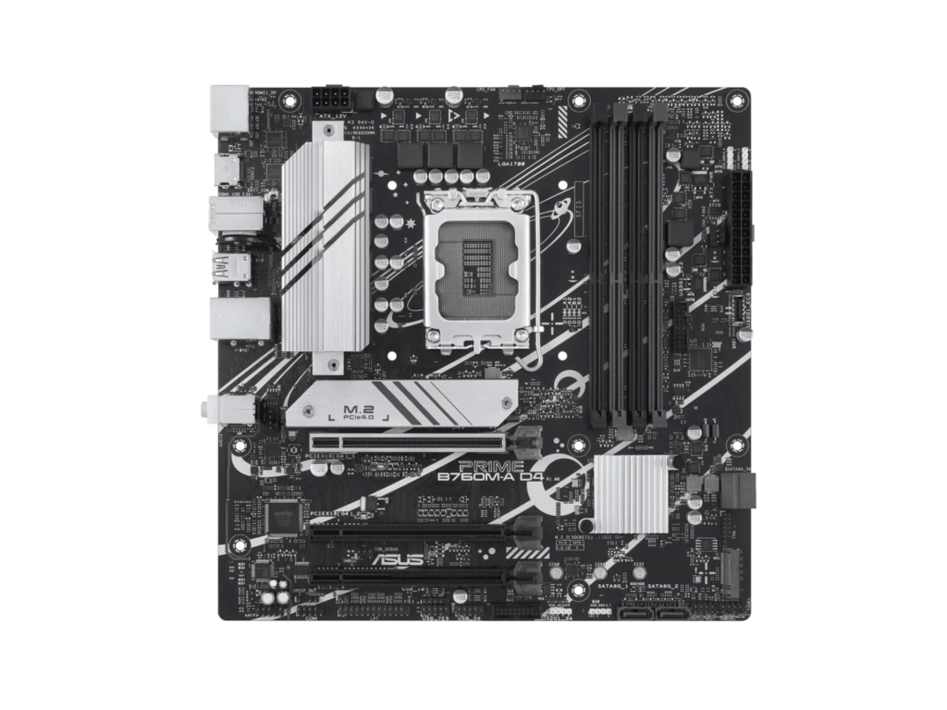 ASUS MB PRIME B760M-A D4-CSMIntel B760, LGA 1700, 2x M.2,4xDDR4; 2xHDMI, DP, mATX