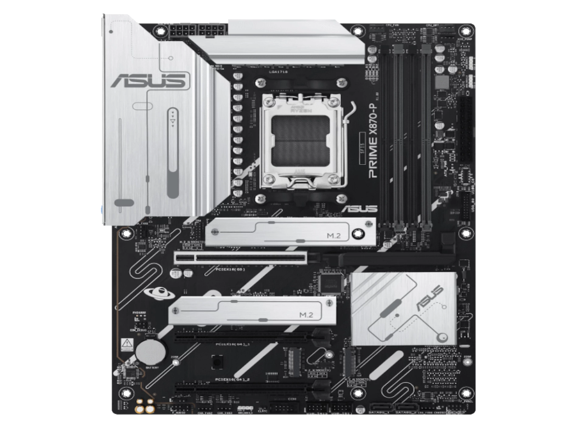 ASUS MB PRIME X870-PX870, AM5; 4xDDR54x M.2; 2x SATA,HDMI,10x USB, RAID,ATX