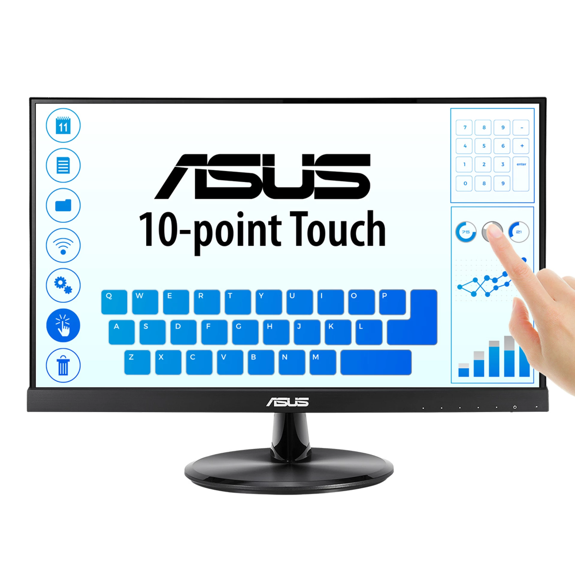 ASUS monitor VT229H 21,5" Touch