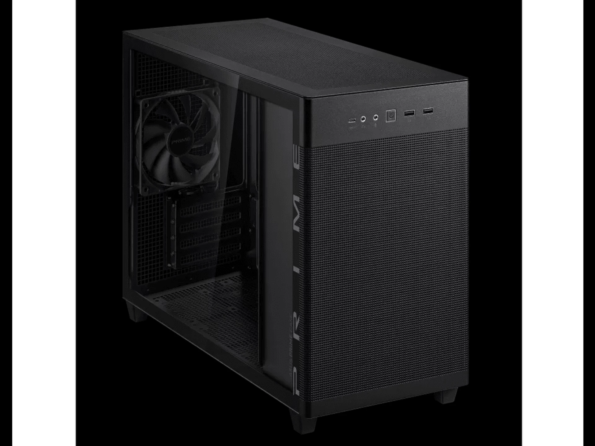 ASUS Prime AP201 Case TG BlackMicroATX,tool-free side panelsTempered Glass