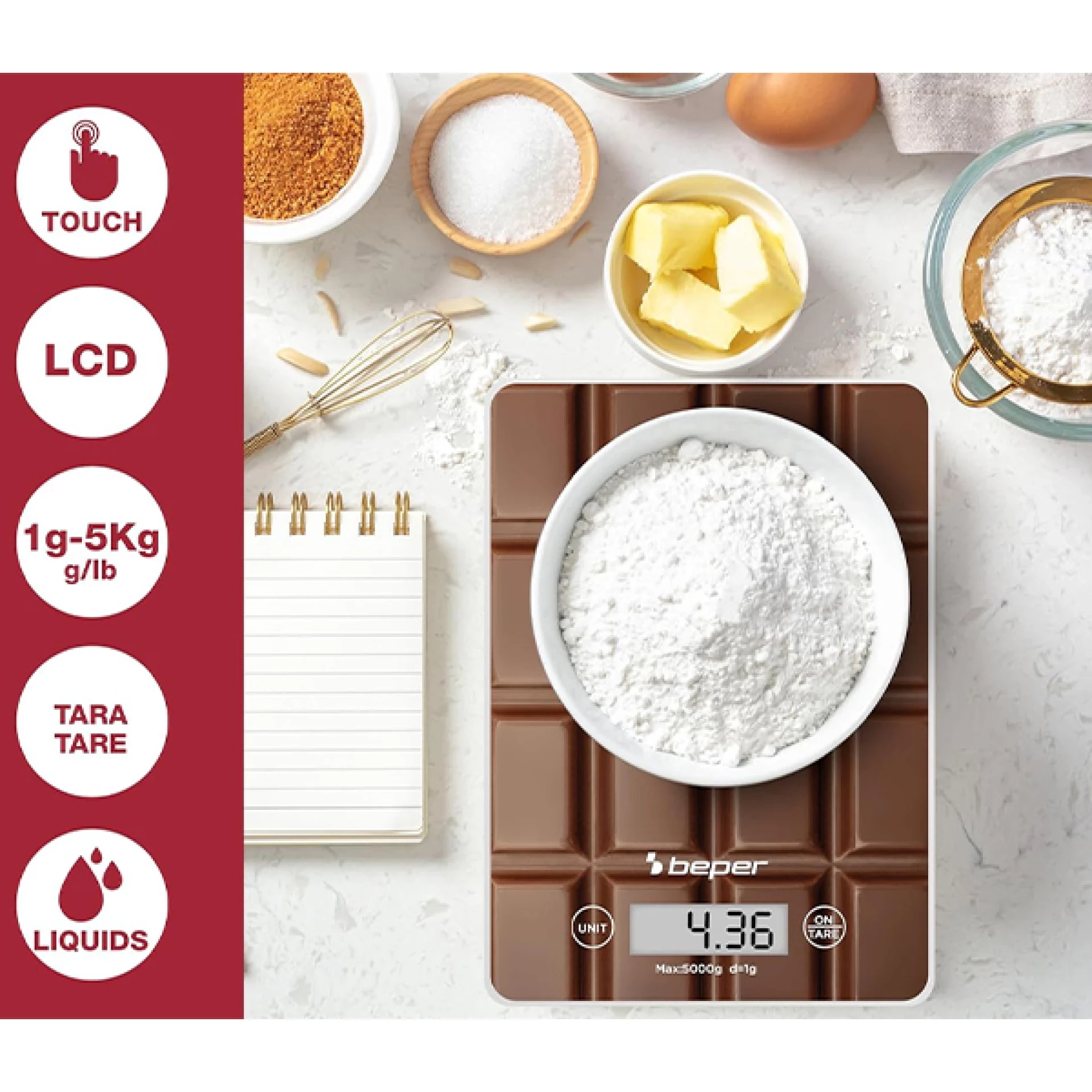 BEPER kuhinjska vaga P102BIL002