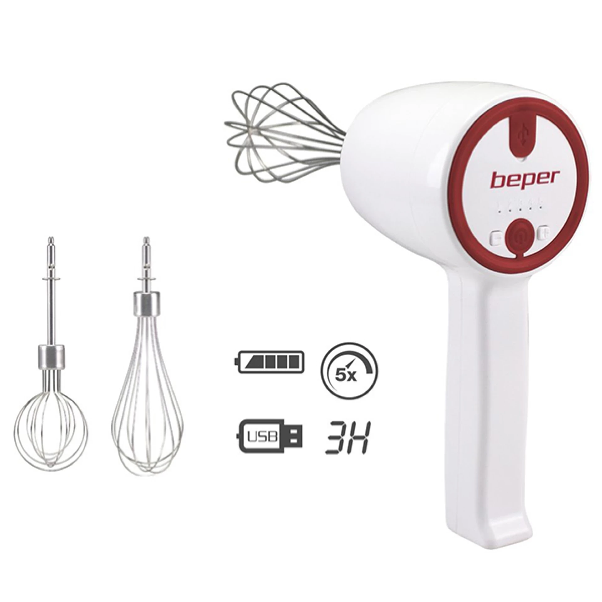 BEPER mikser štapni USB punjivi P102SBA007