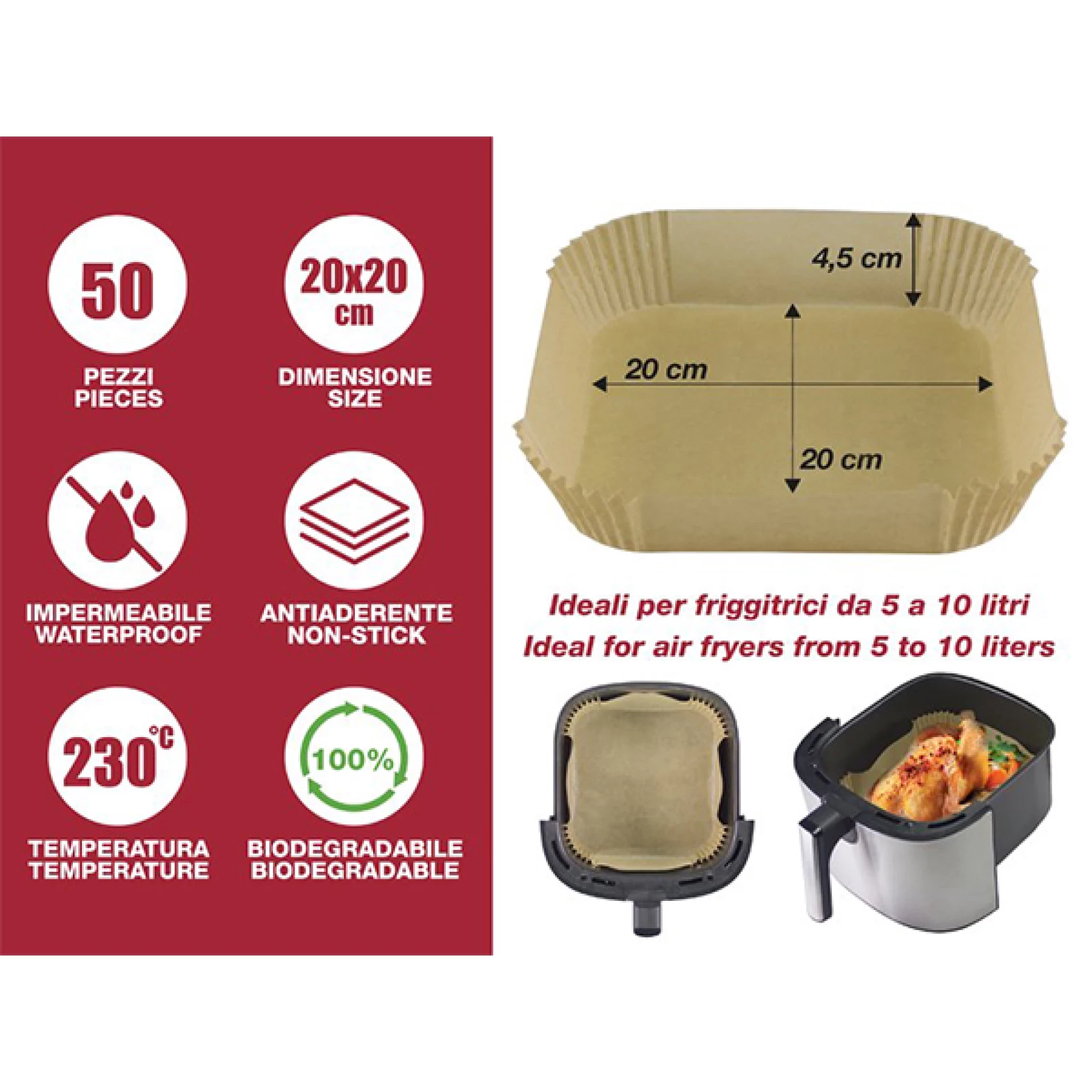 BEPER papir za fritezu C103ACC004