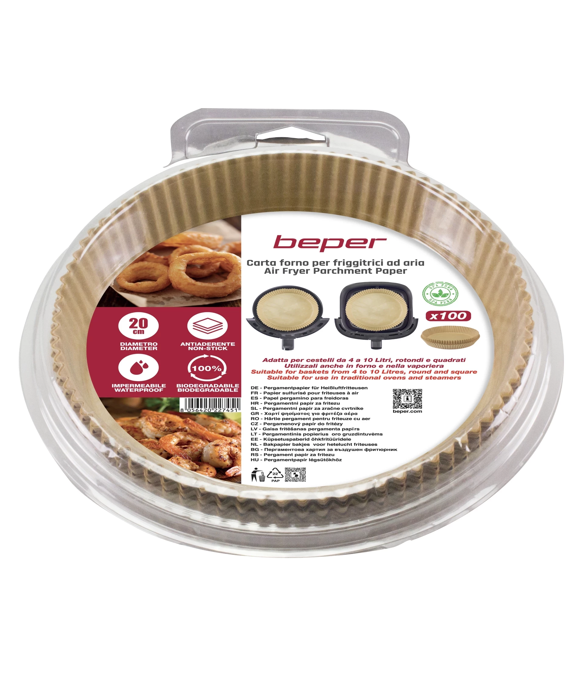 BEPER papir za pećenje, za fritezu C103ACC001