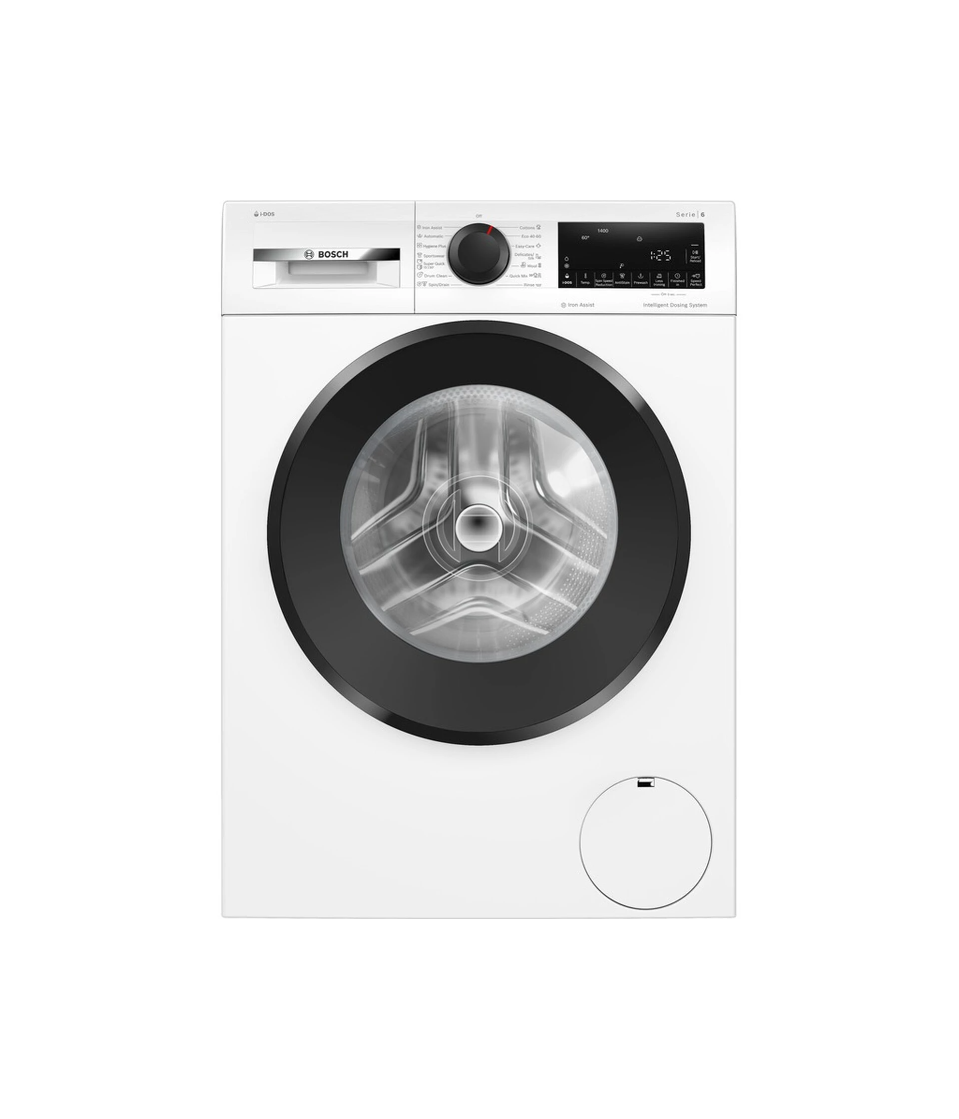 BOSCH perilica rublja Serie 6|,9kg,1400 rpm, I-DOS,71 dB,65L,Iron Assist, Active Water Plus WGG244F3BY