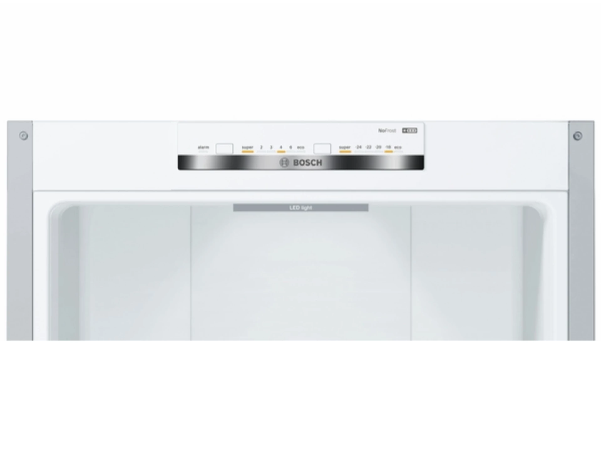 BOSCH Samostojeći Serie 4|No Frost, 203 X 60, INOX H:279L, Z:86L, 203CM, 39dB KGN39VLEB