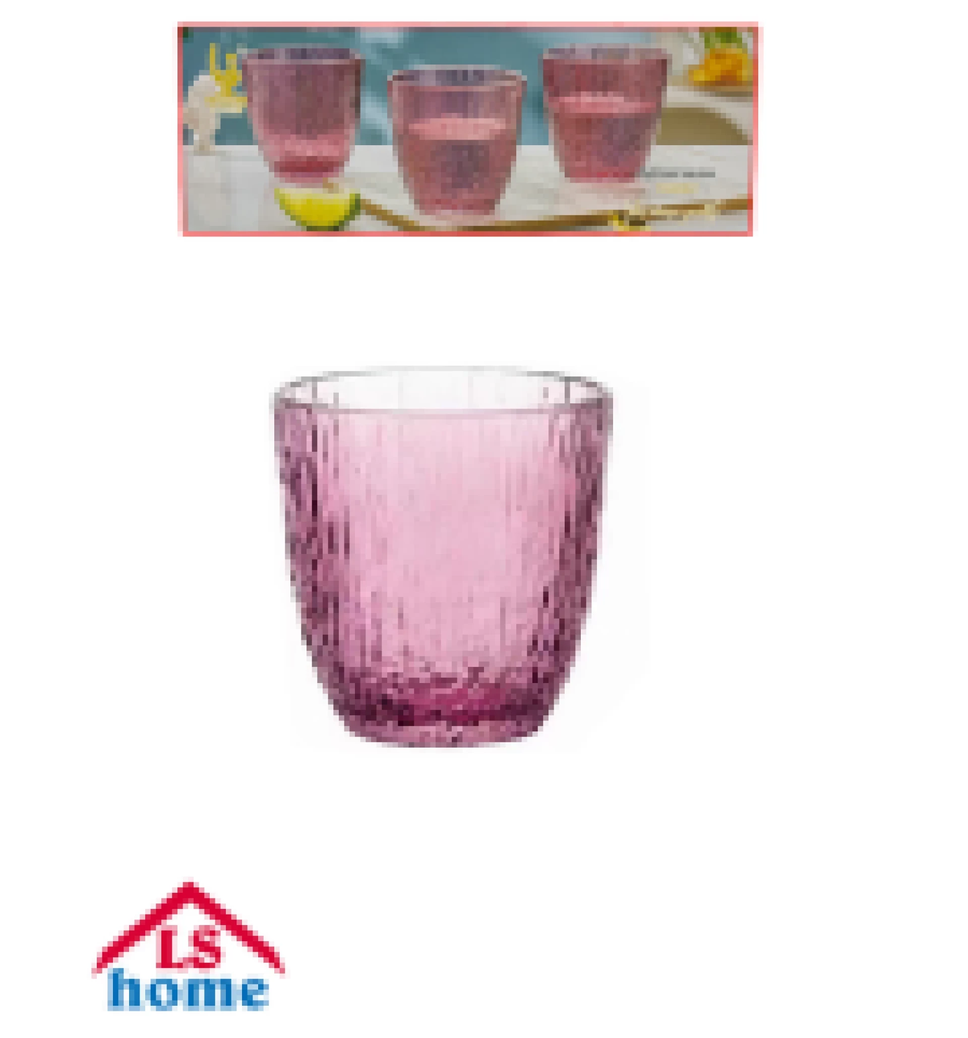 ČAŠA 6/1 300ml Y6008C rose 12# K50