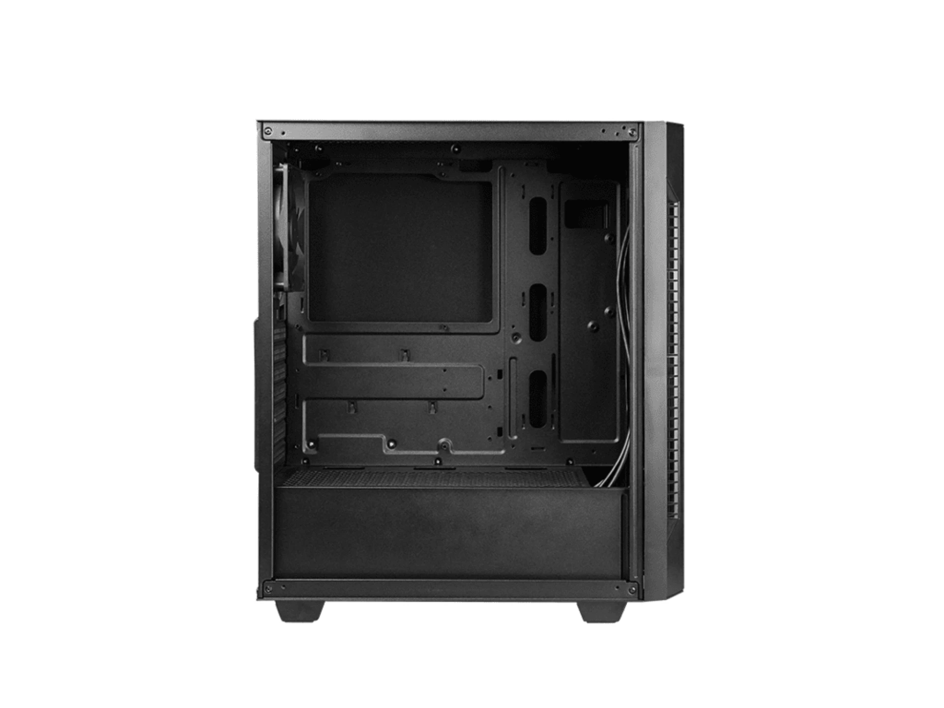 Chieftec CASE AS-01B-OPATX midi tower, blackw/12cm PWM fan, bez PSU