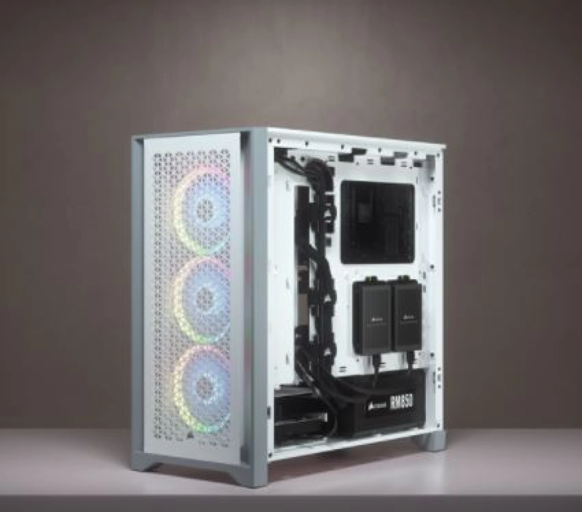 CORSAIR 4000D AIRFLOW WhiteTempered Glass Mid-TowerATX Case