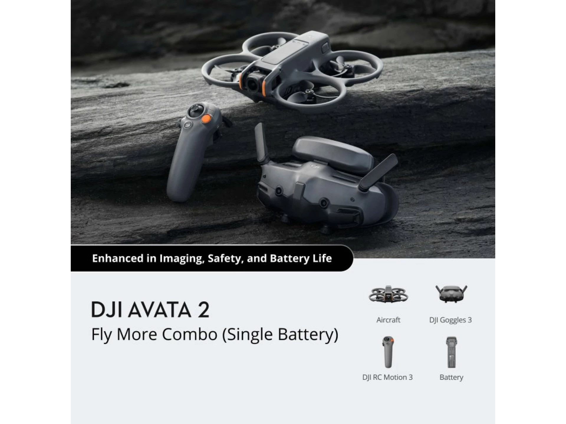 DJI Avata 2 Fly More Combo 1B(Single Battery)