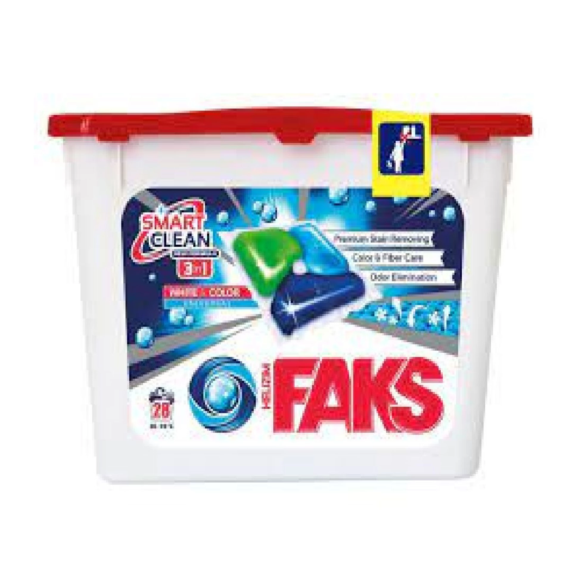 FAKS kapsule WHITE AND COLOR 28kom