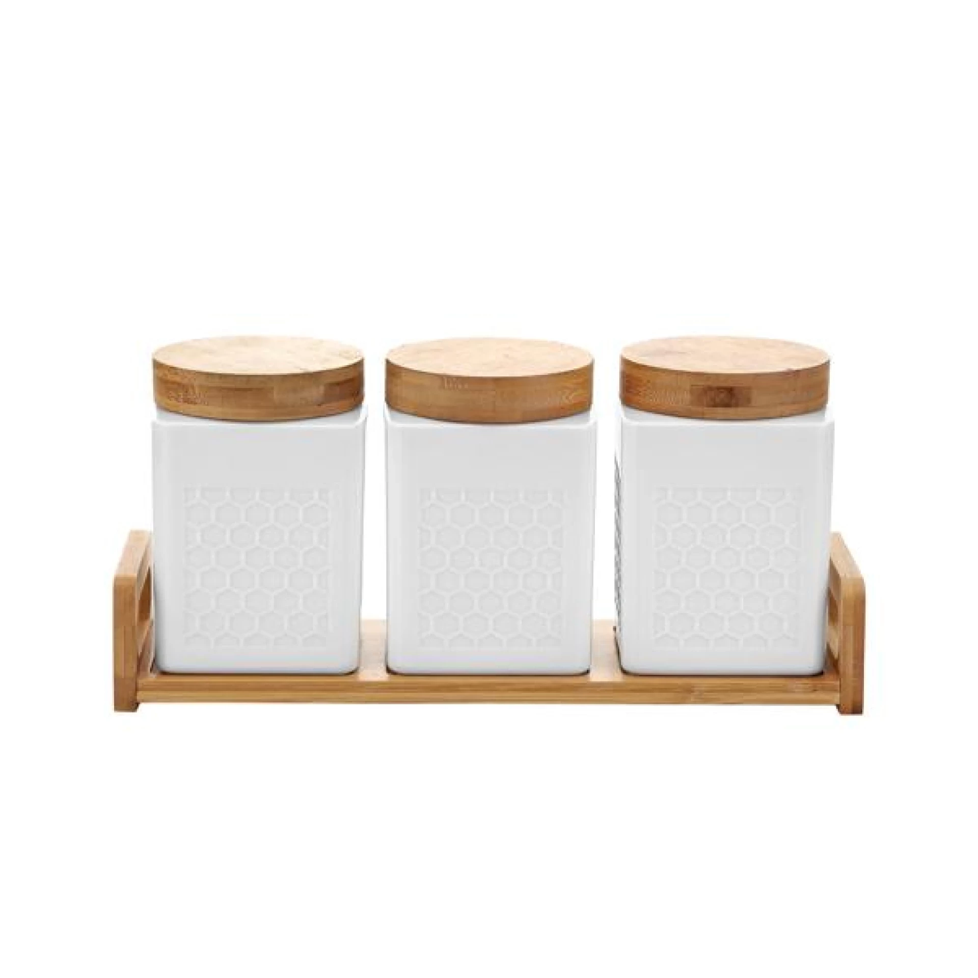 FG set kuhinjskih posuda 3/1 keramika i bambus BR-2400