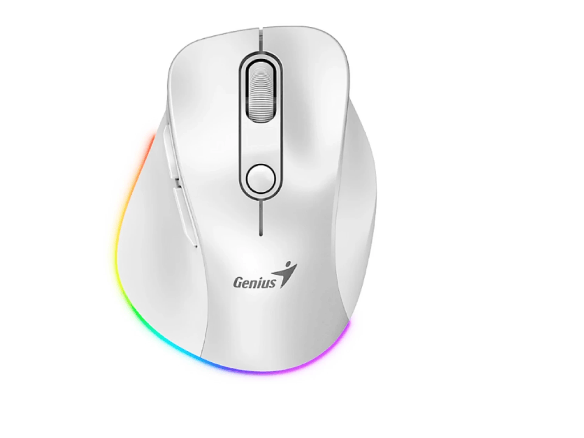 Genius Ergo 9000S Pro PearlWhite wireless miš