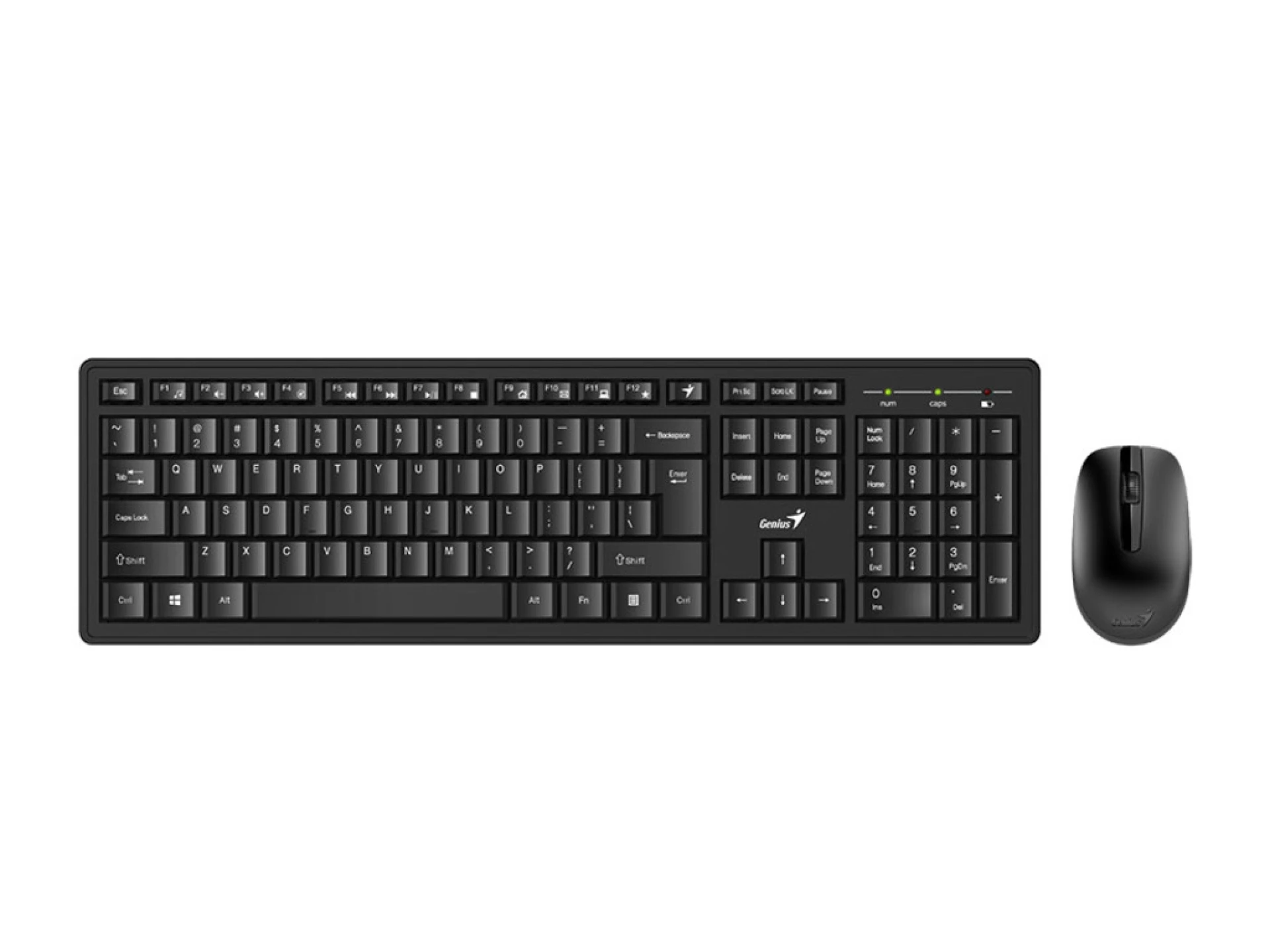 Genius KM-8200 tastatura+miš wireless set, dual-color, crno-siva boja, BH/HR/SRB layout