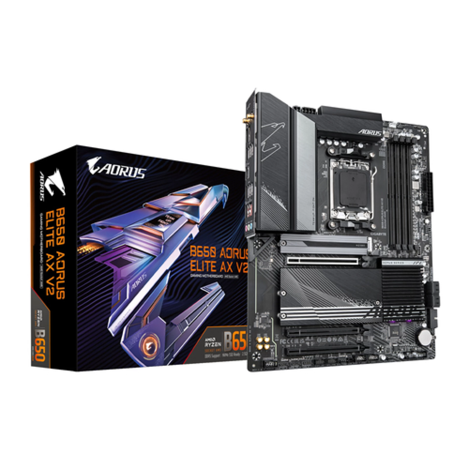 Gigabyte B650 Aorus Elite AXAM5; 4xDDR5; up to 256GB,(up to 8000MHz); DP, HDMI, WIFI