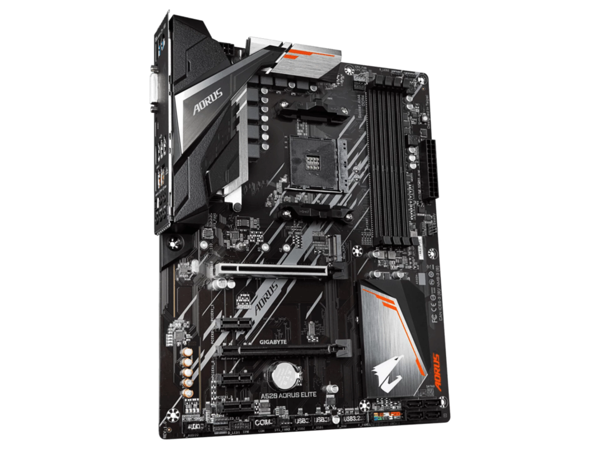 Gigabyte MB A520 Aorus EliteAMD A520,AM4,4xDDR4DVI,HDMI;RAID;ATX