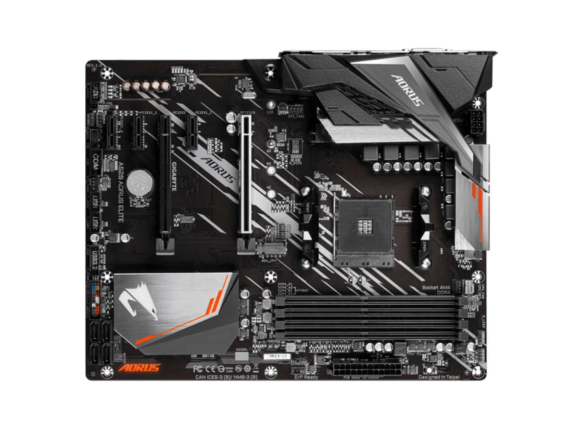 Gigabyte MB A520 Aorus EliteAMD A520,AM4,4xDDR4DVI,HDMI;RAID;ATX