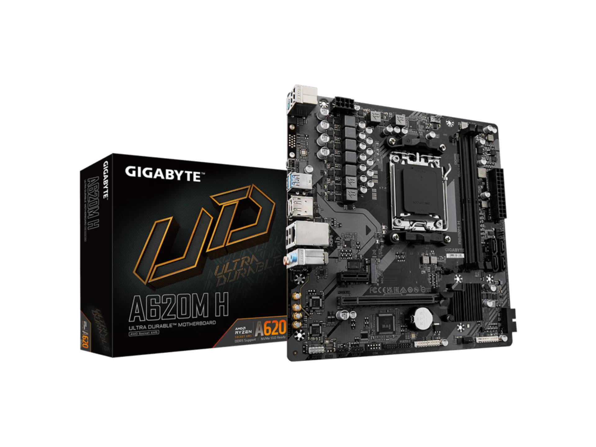 GIGABYTE MB A620M H 1.0AMD A620;AM5;2xDDR5;M.2RAID;HDMI,DP,mATX