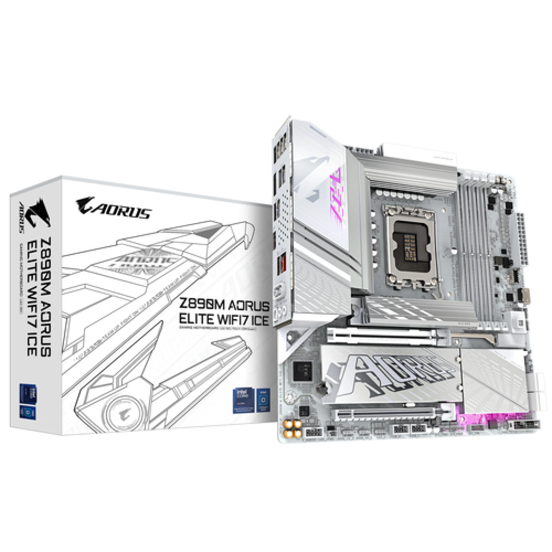 Gigabyte MB Z890M A Elite WF7LGA1851; 4xDDR5;3xM.2; 4xSATA;10xUSB; 1xDP;1xHDMI; mATX; THUNDERBOLT