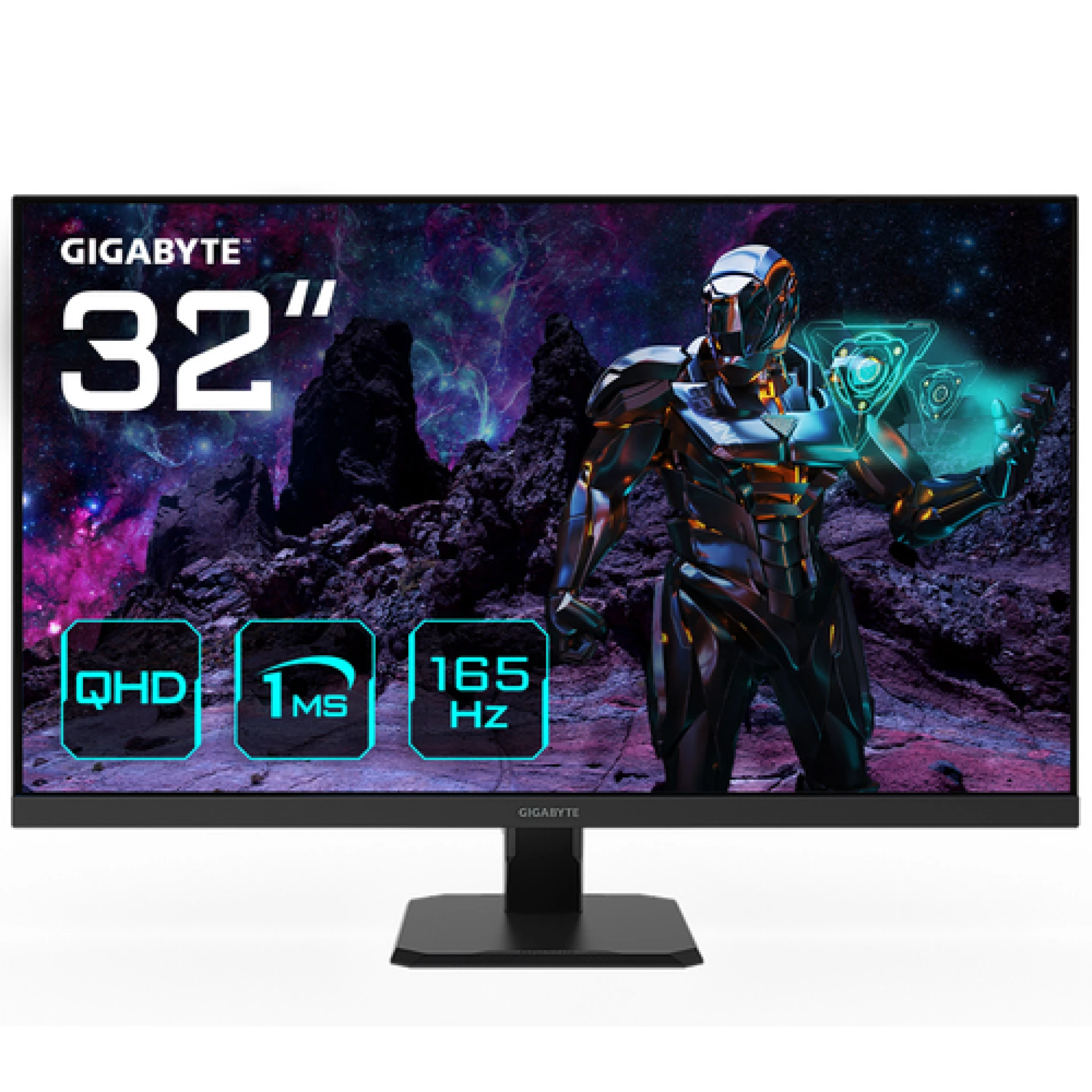 Gigabyte Monitor 31.5" GS32Q31.5" SS IPS, 2560x1440 QHD, 300cd, 170Hz, 1ms, 2x HDMI, 1x DP