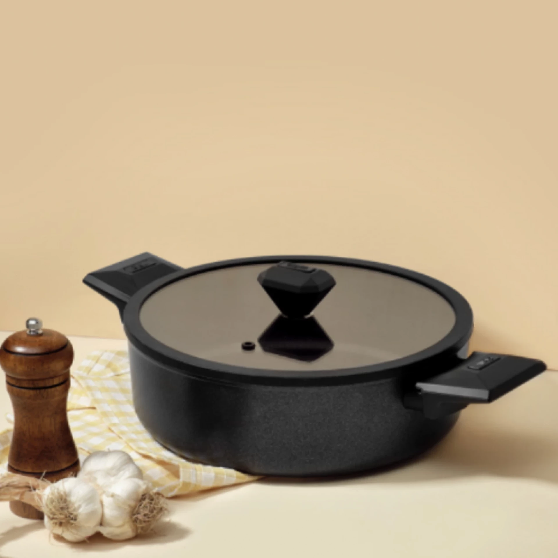 GIGILLI šerpa CRISTEL crna 28cm PLITKA