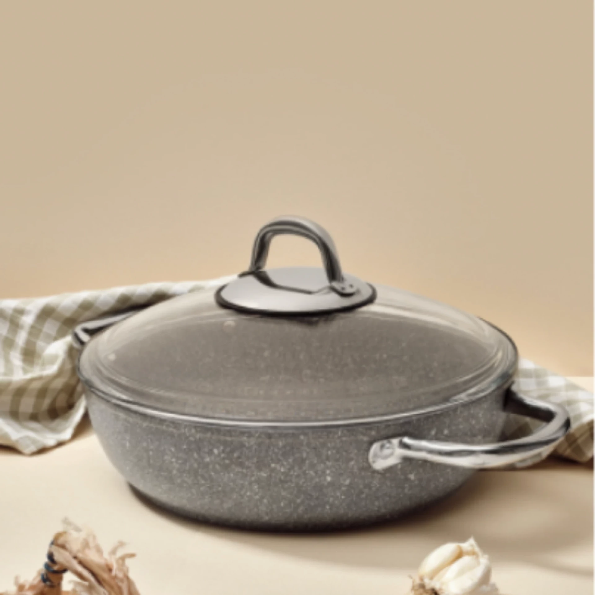 GIGILLI šerpa URLA siva 24cm PLITKA