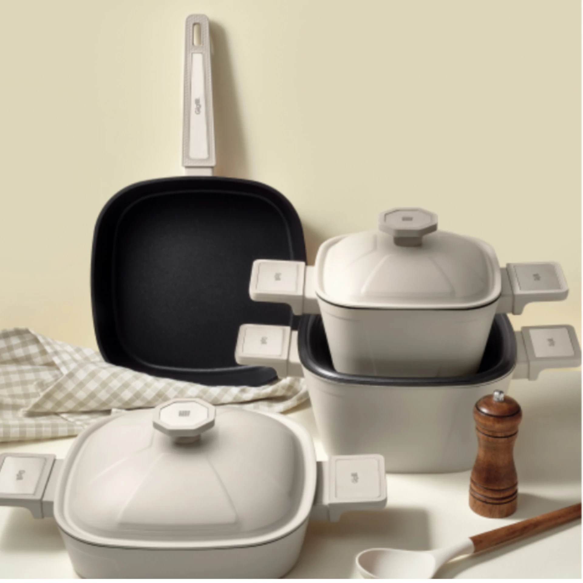 GIGILLI set šerpi BRETT bež 7PCS