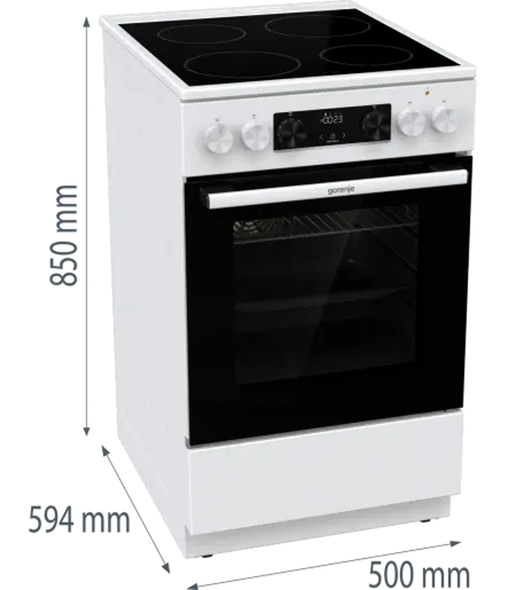 GORENJE šporet GEC5C61WG 