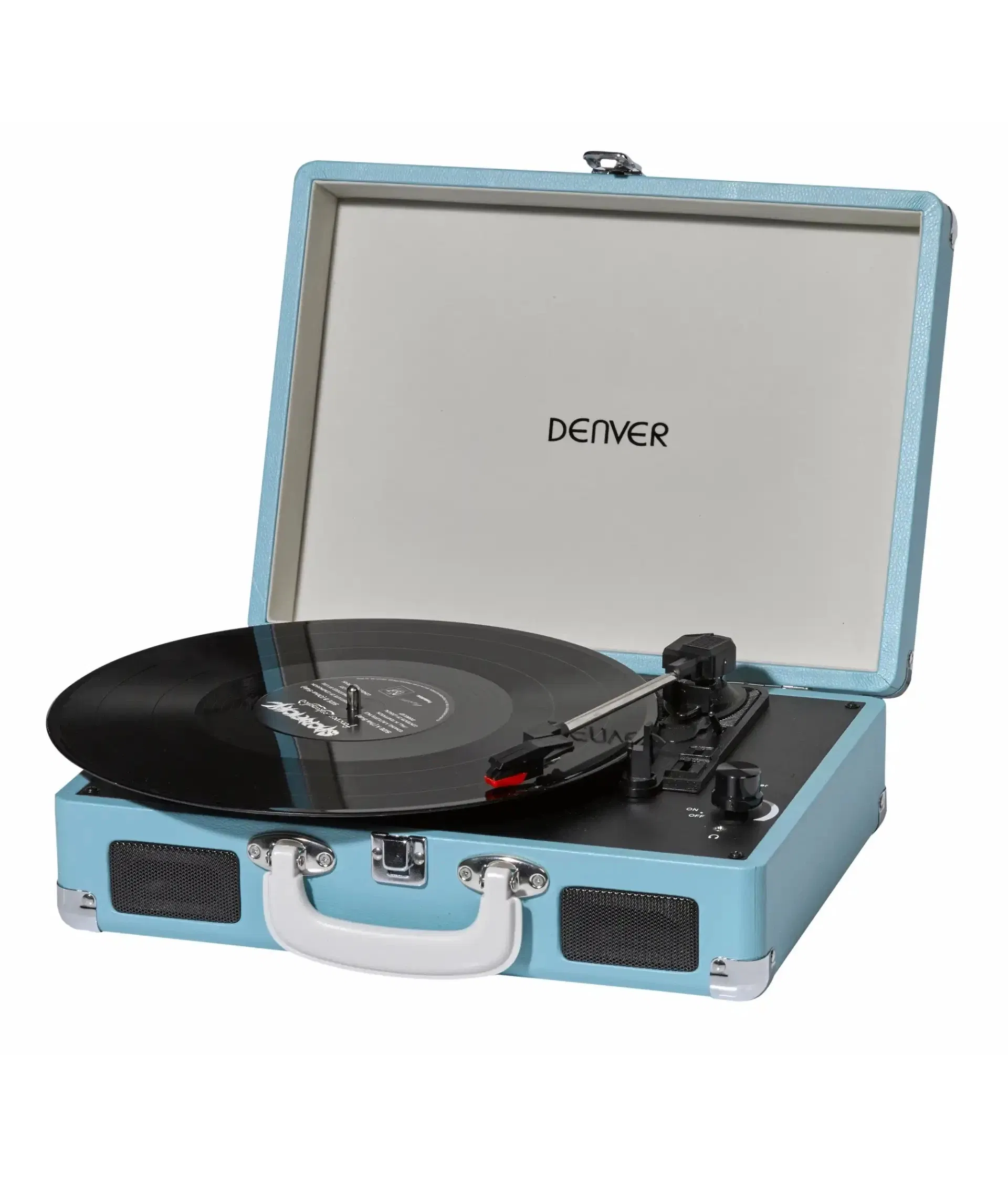 Gramofon | 33-45-78 rpm | Software za Snimanje | Plavi | DENVER