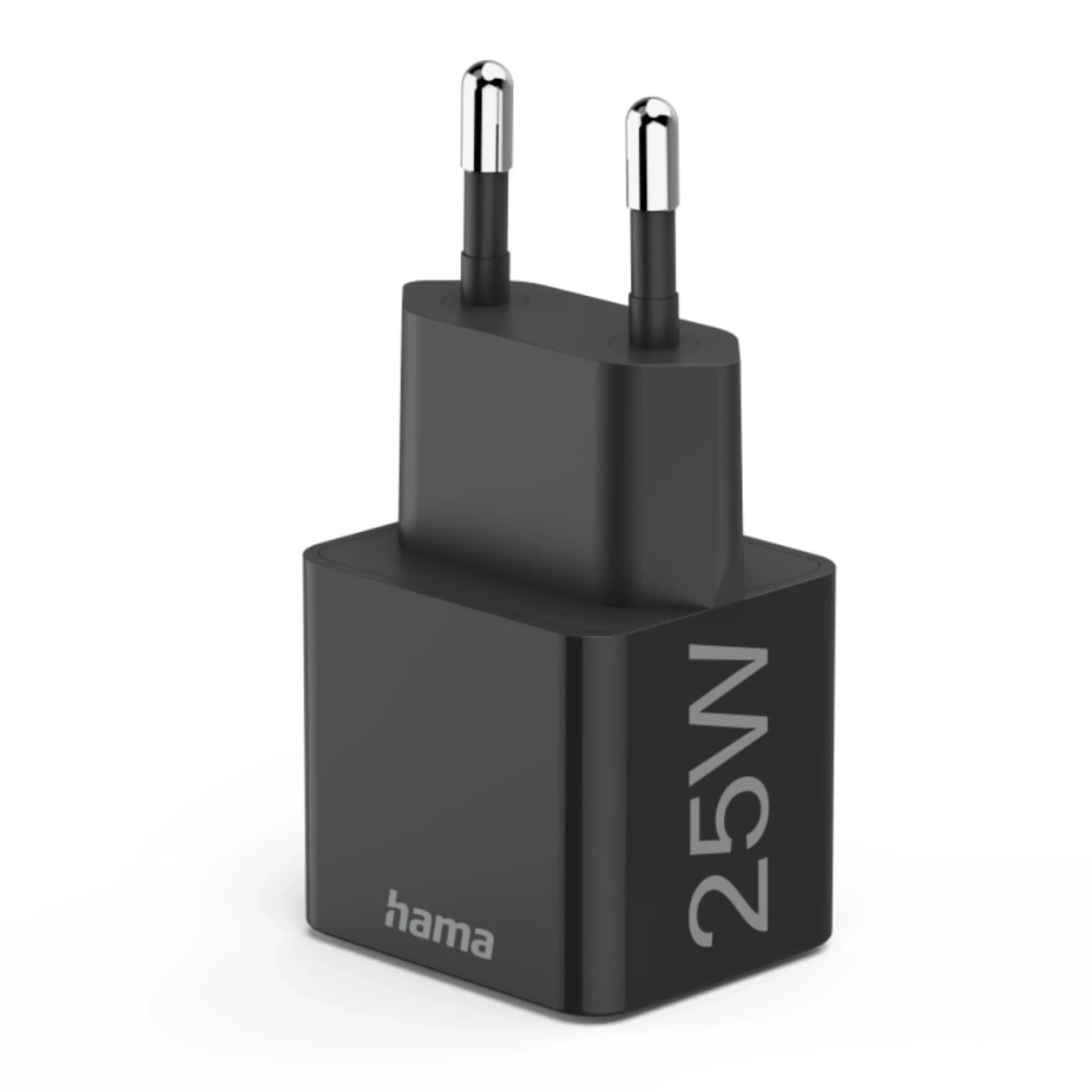 HAMA glava punjača PD/QC USB-C 25W crni