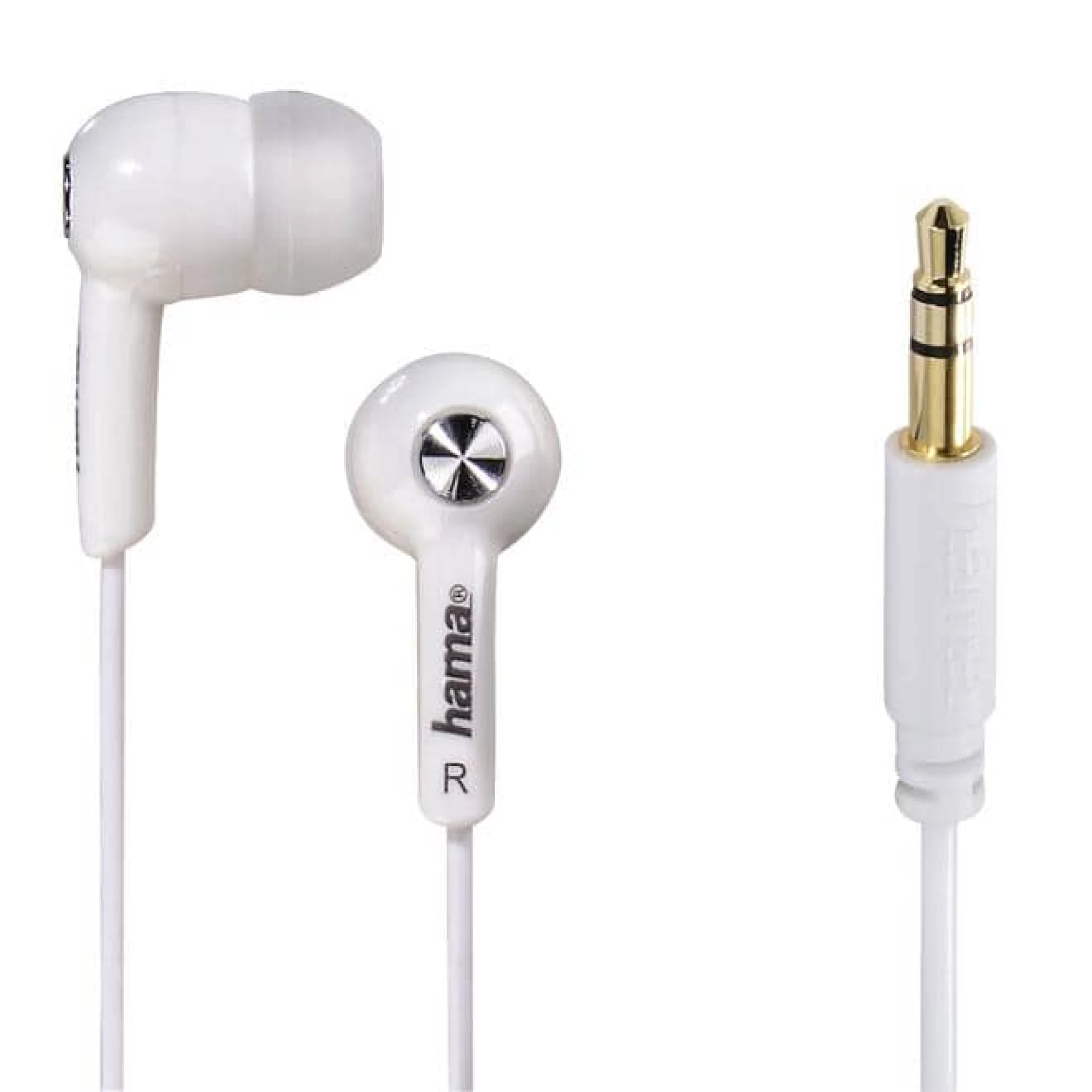 HAMA slušačlice Basic4Music In-Ear Stereo bijela