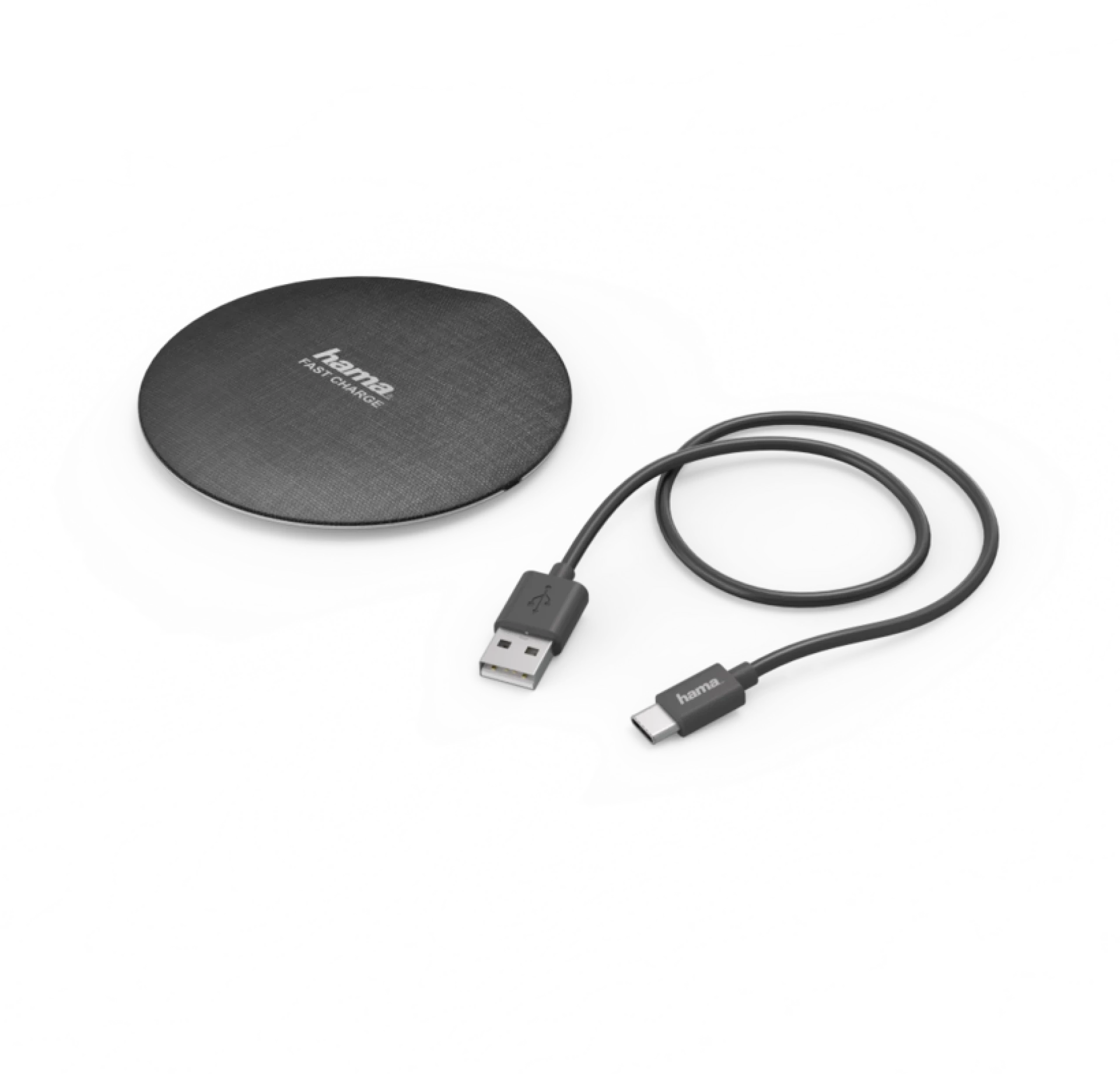 HAMA Wireless punjač FC10 Metal crni
