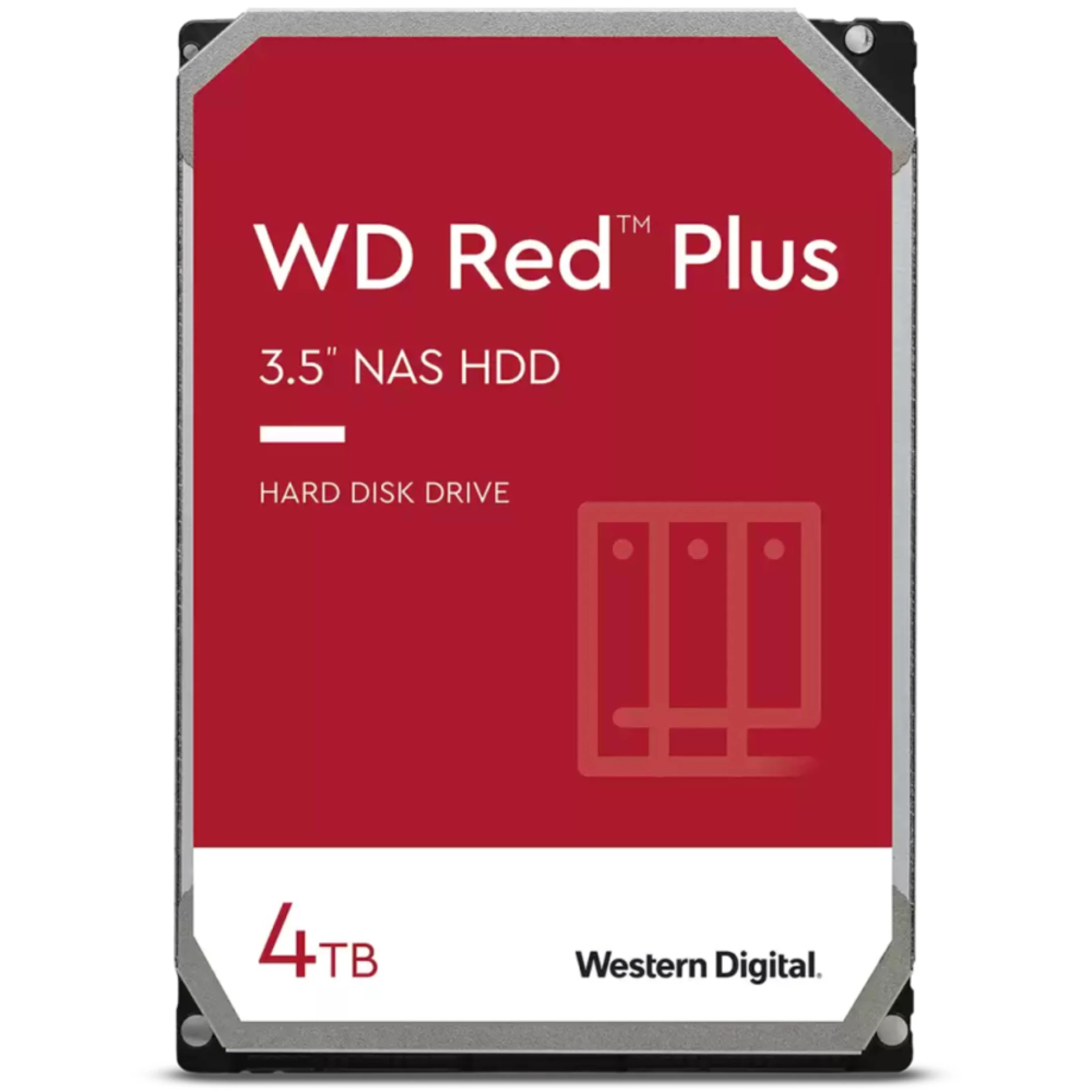 HDD Interni WD Red™ Plus NAS (CMR) 4TB 3,5" SATA WD40EFPX