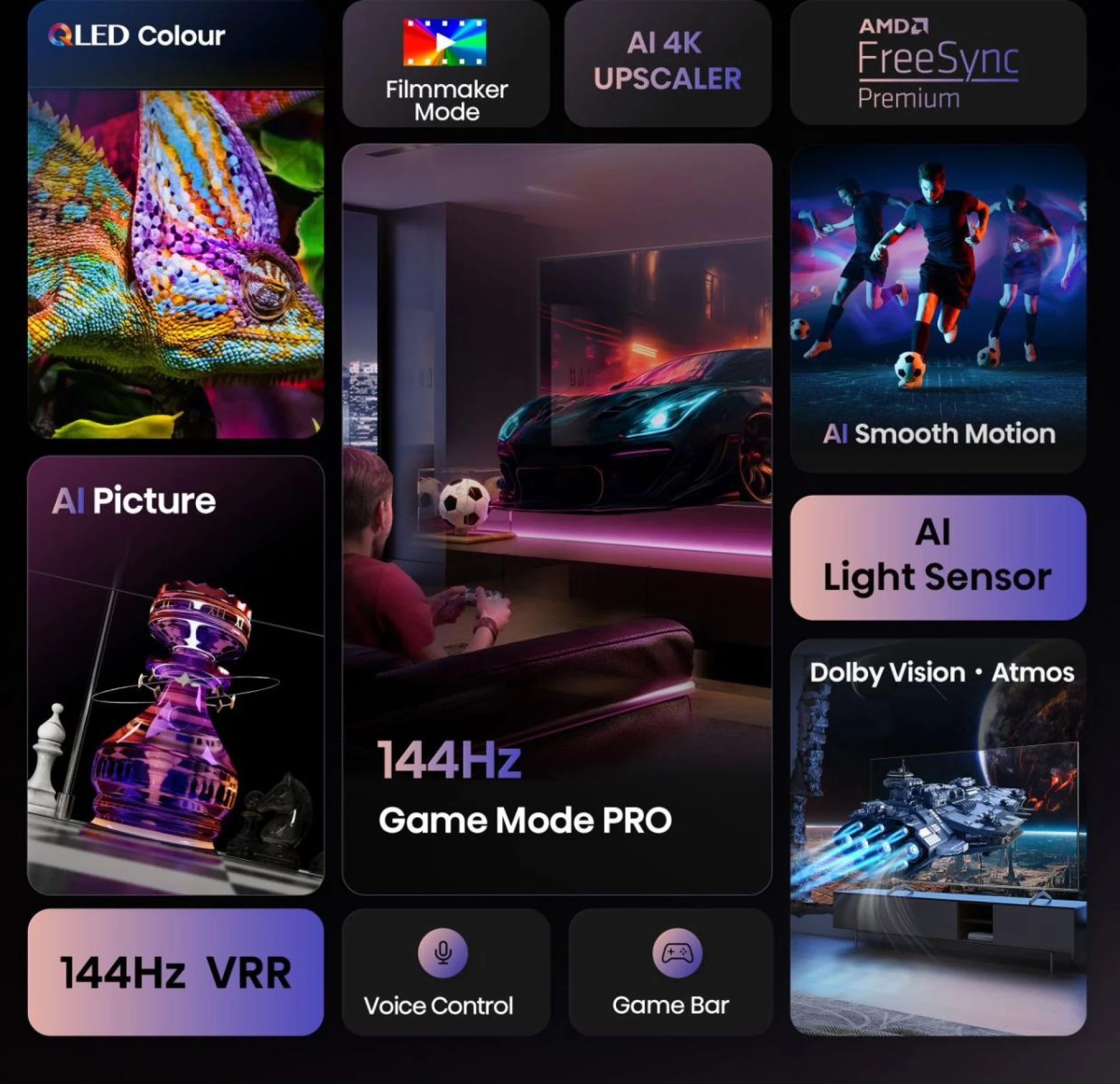 HISENSE TV 55E7Q PRO LED