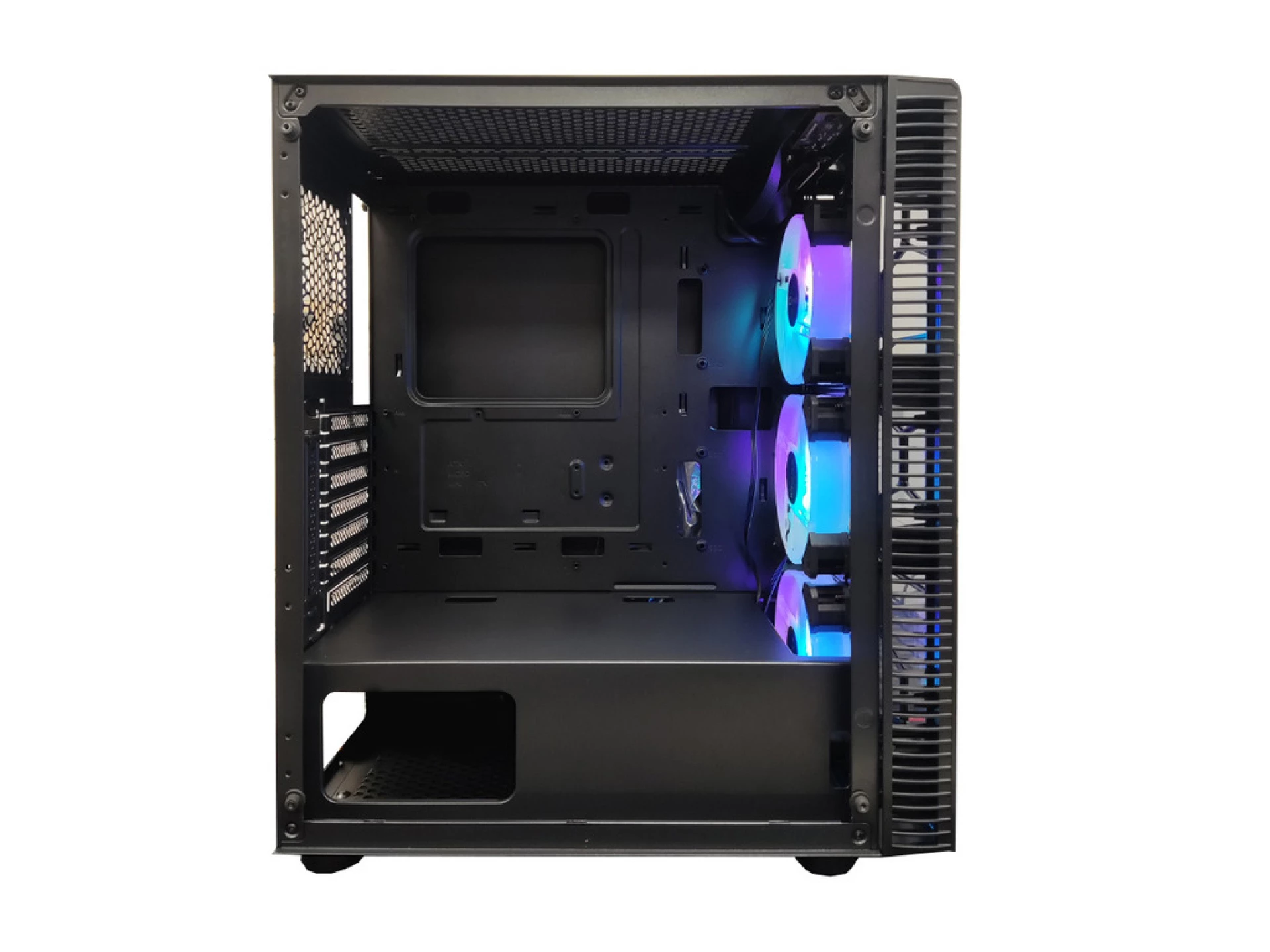 IG-MAX X3804-A06 GIANT MESHcase, E-ATX. 3x12cm RGB fan3xUSB, audio panel