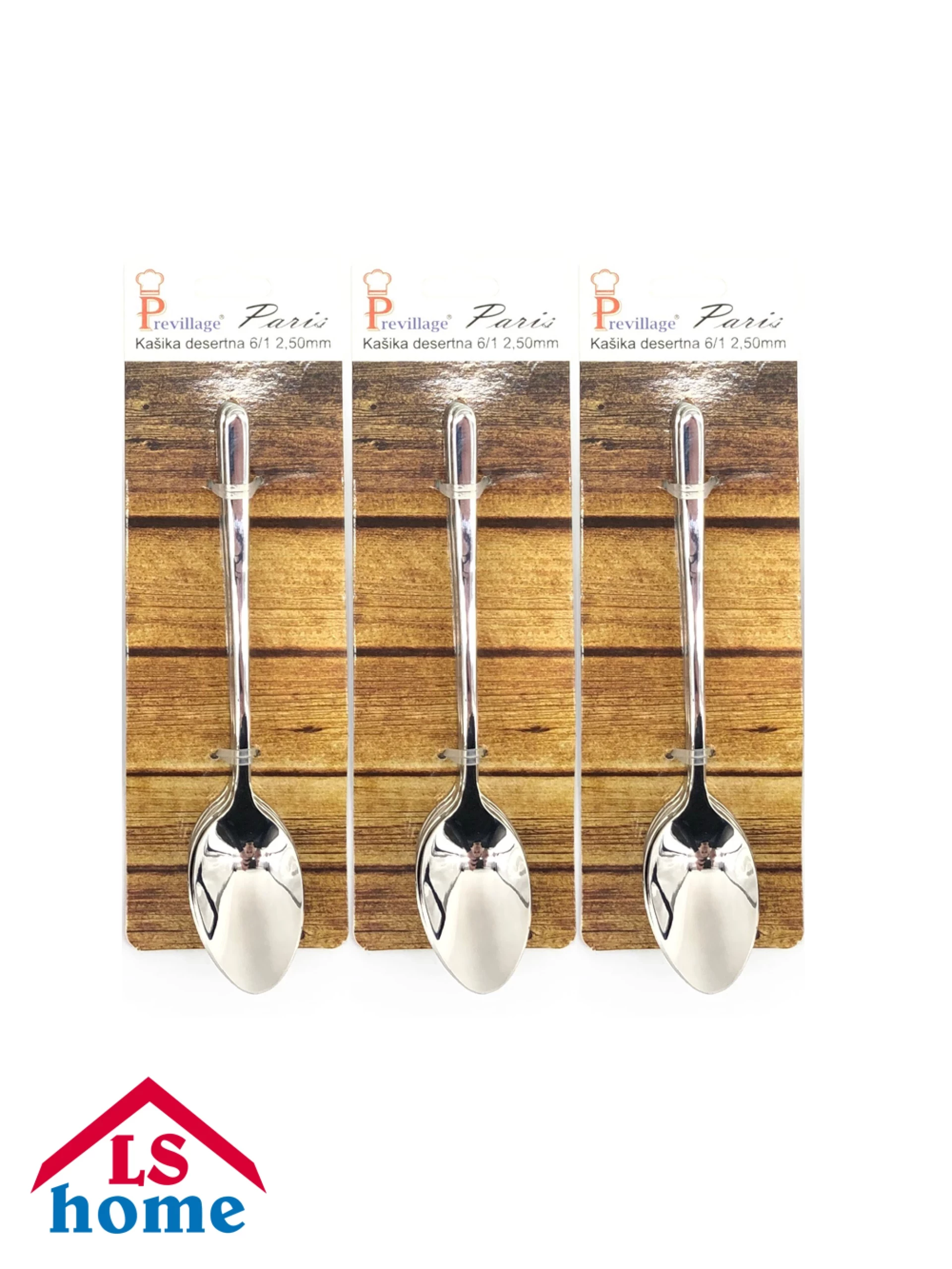 KAŠIKA 6/1 desertna/2,5mm/D462-6-TS/4040B-TS Previllage Paris 18/72# K50