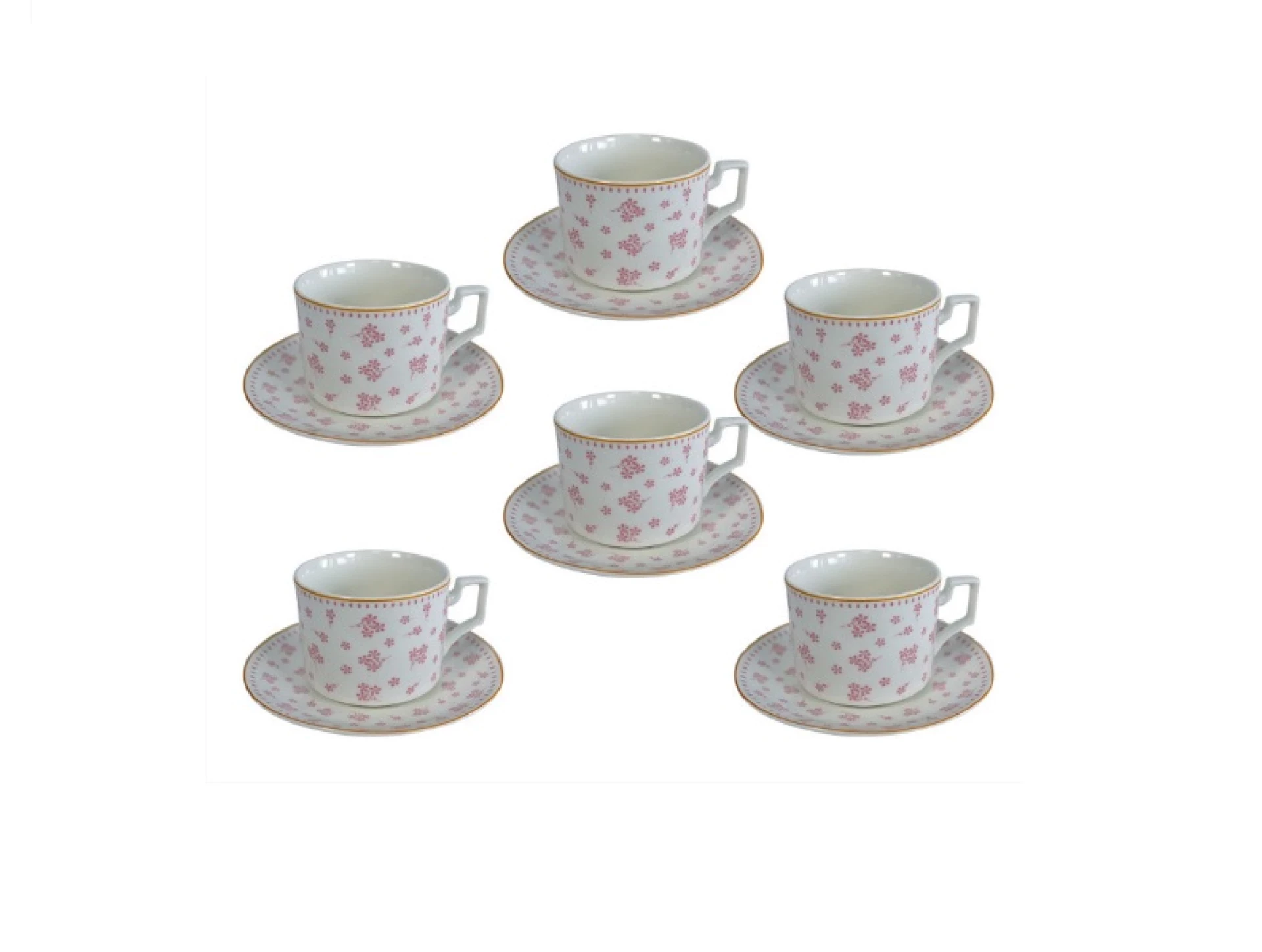 KNG porc. set za kafu JH-ZYH160 BR